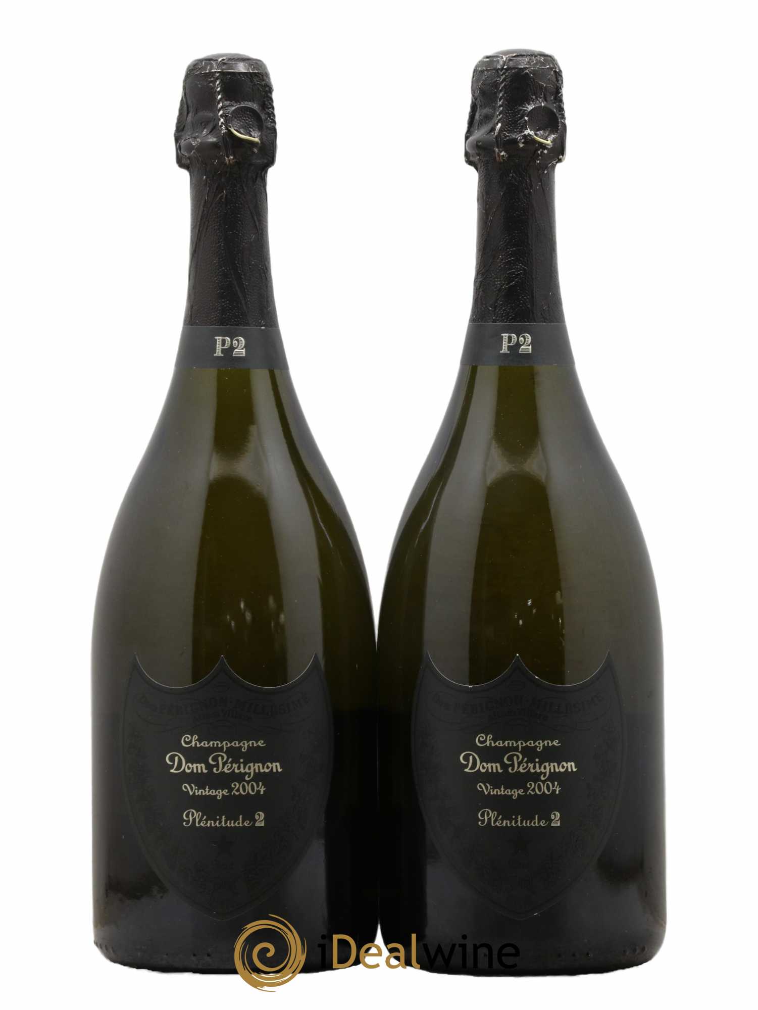 2eme Plénitude (P2) Dom Pérignon 2004 - Posten von 2 Flaschen - 0