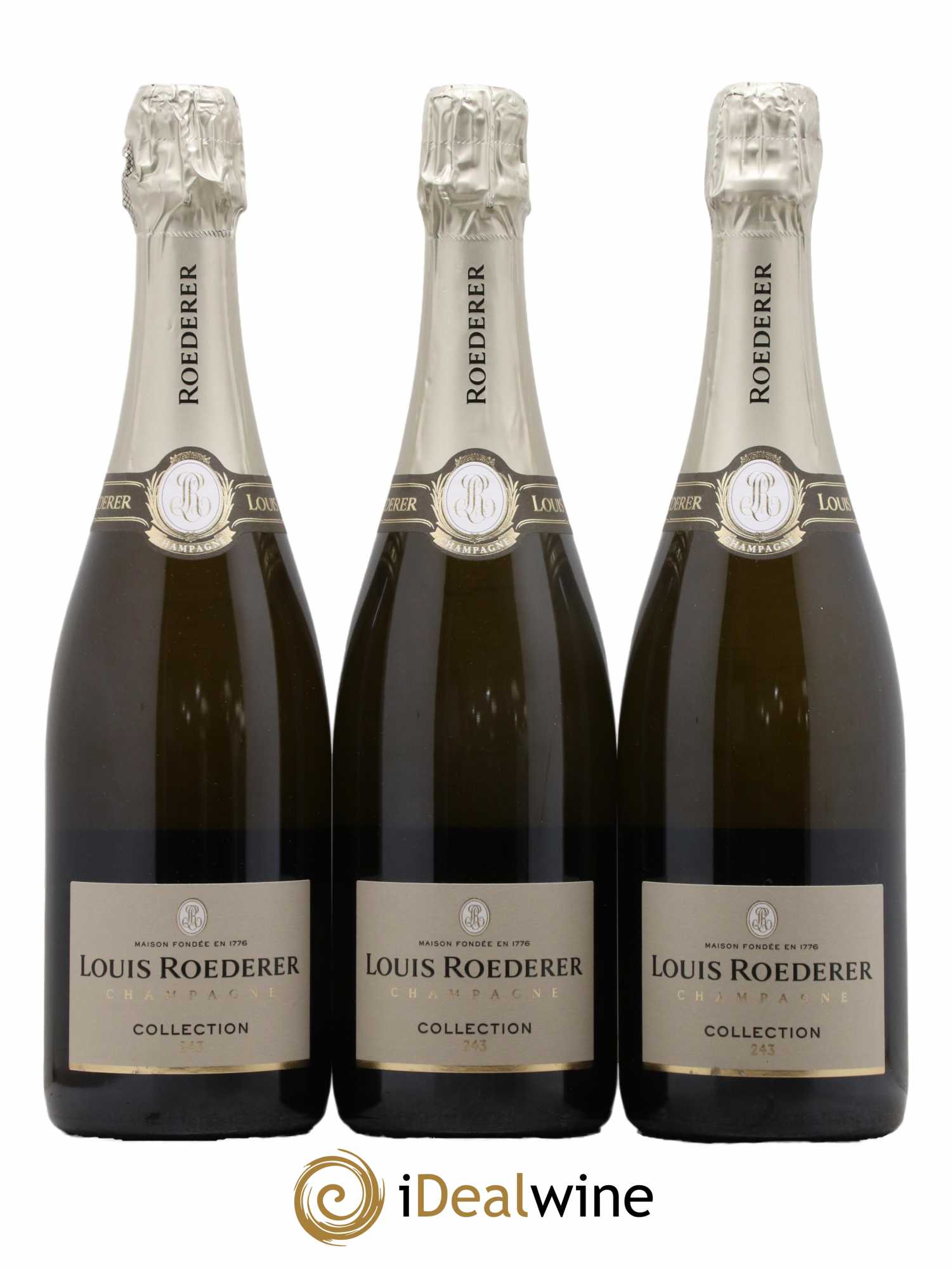 Collection 243 Brut Louis Roederer - Lot de 3 bouteilles - 0