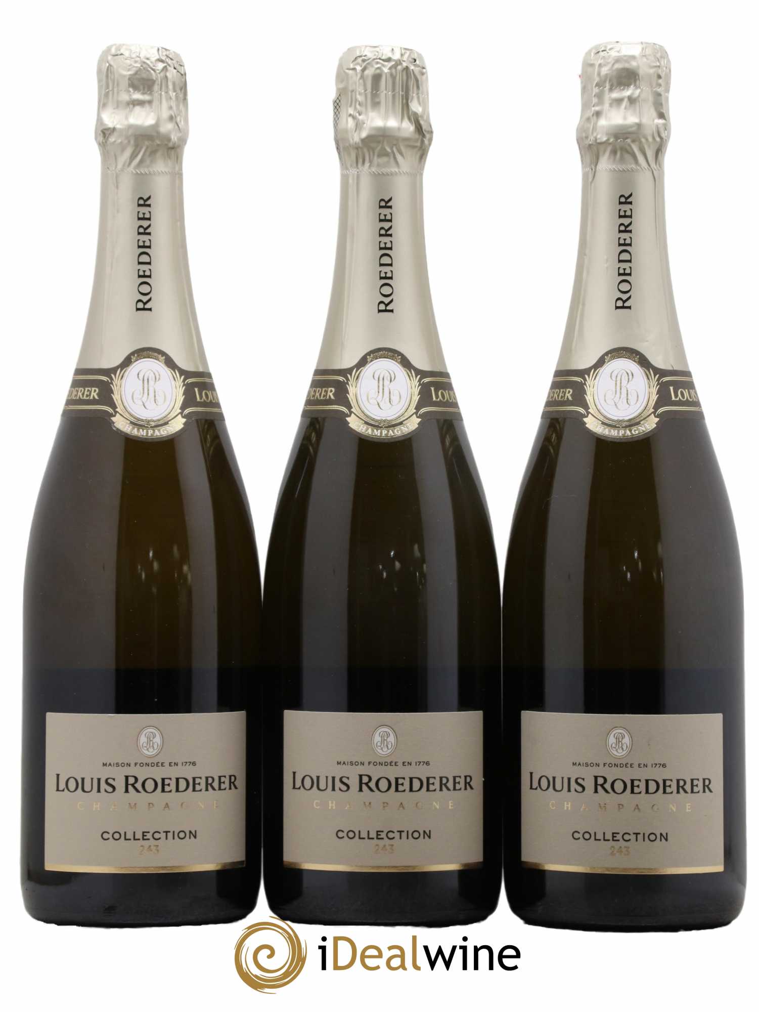 Collection 243 Brut Louis Roederer - Lot de 3 bouteilles - 0