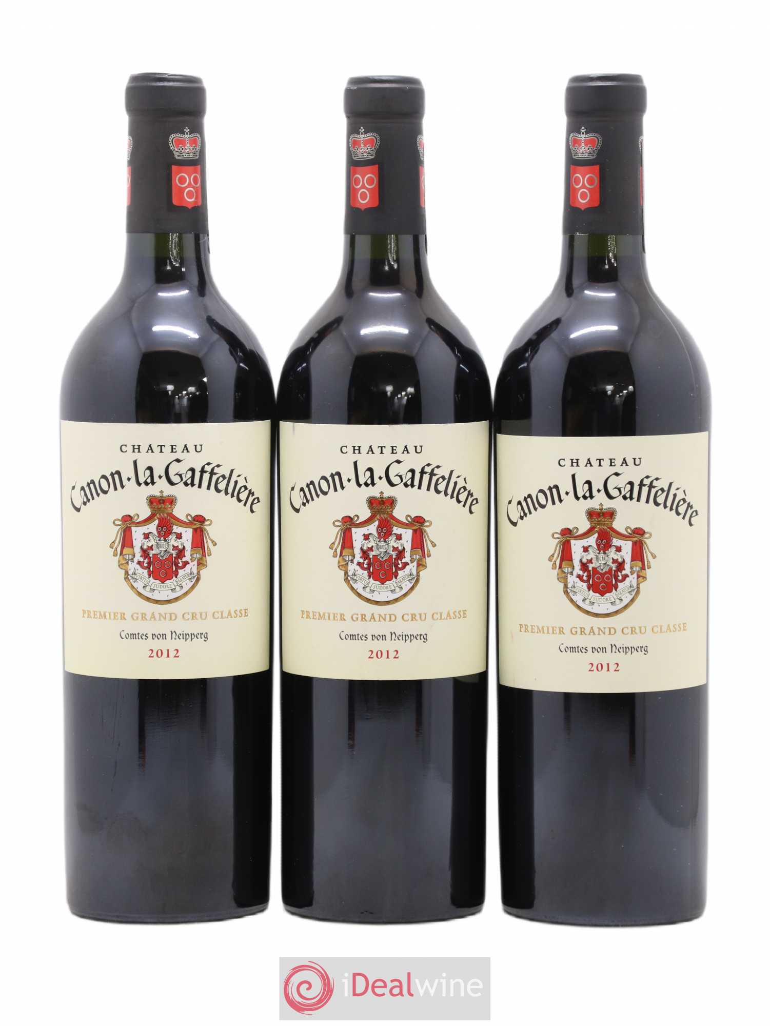Château Canon la Gaffelière 1er Grand Cru Classé B 2012 - Lot de 3 bouteilles - 0