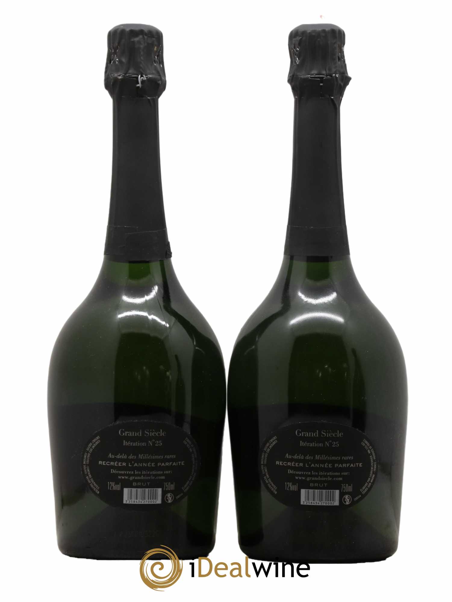 Grand Siècle Itération 25 Laurent Perrier - Lot de 2 bouteilles - 1