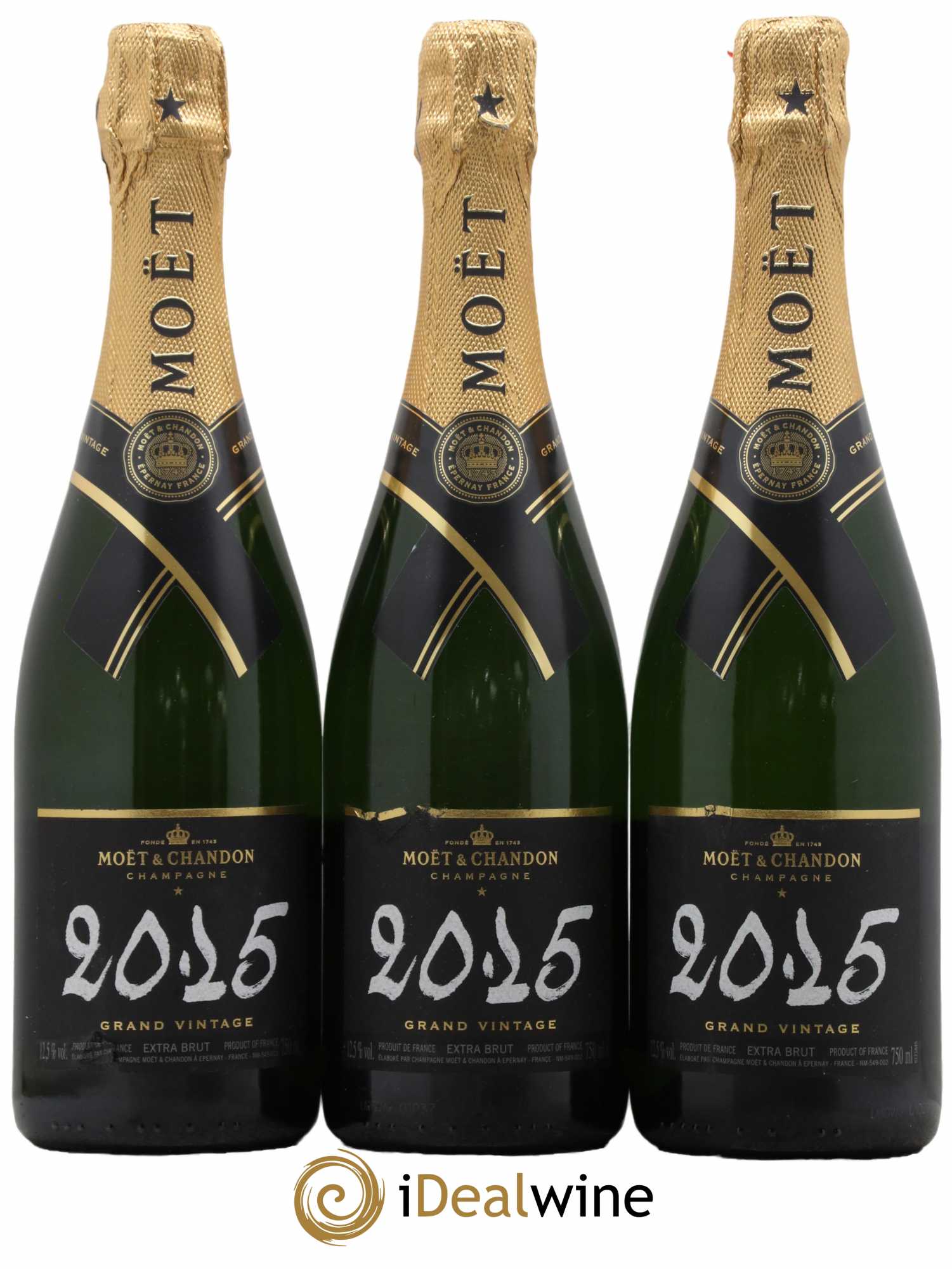 Grand Vintage Moët et Chandon 2015 - Lot de 3 bouteilles - 0