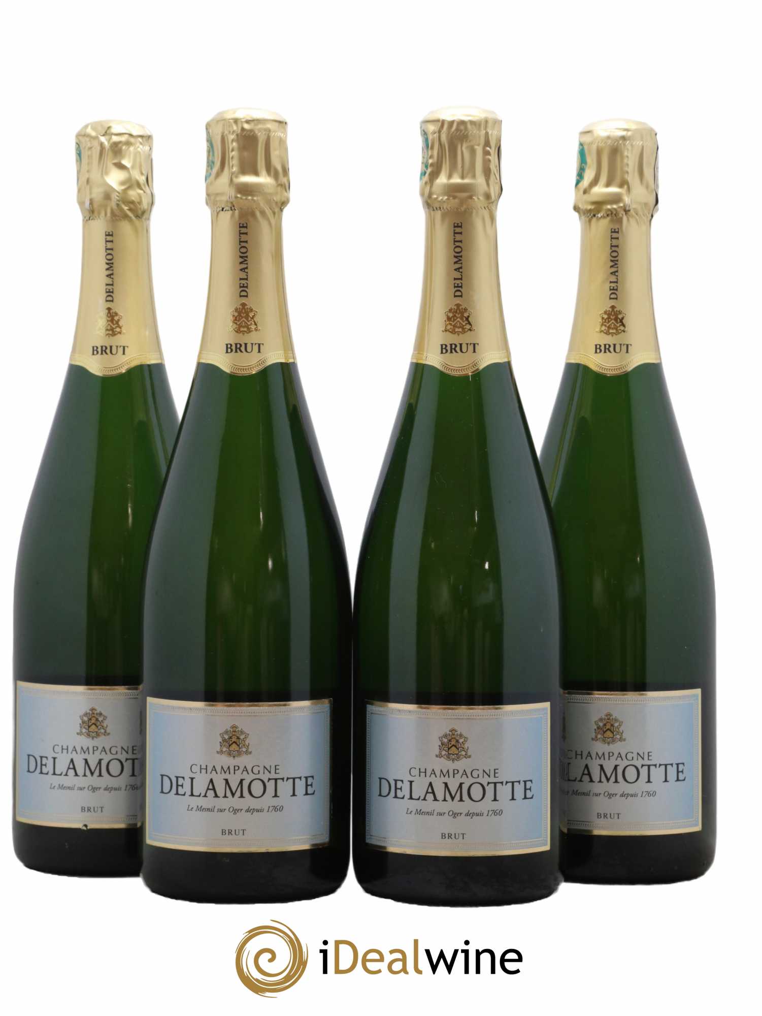 Brut Delamotte - Lot de 4 bouteilles - 0
