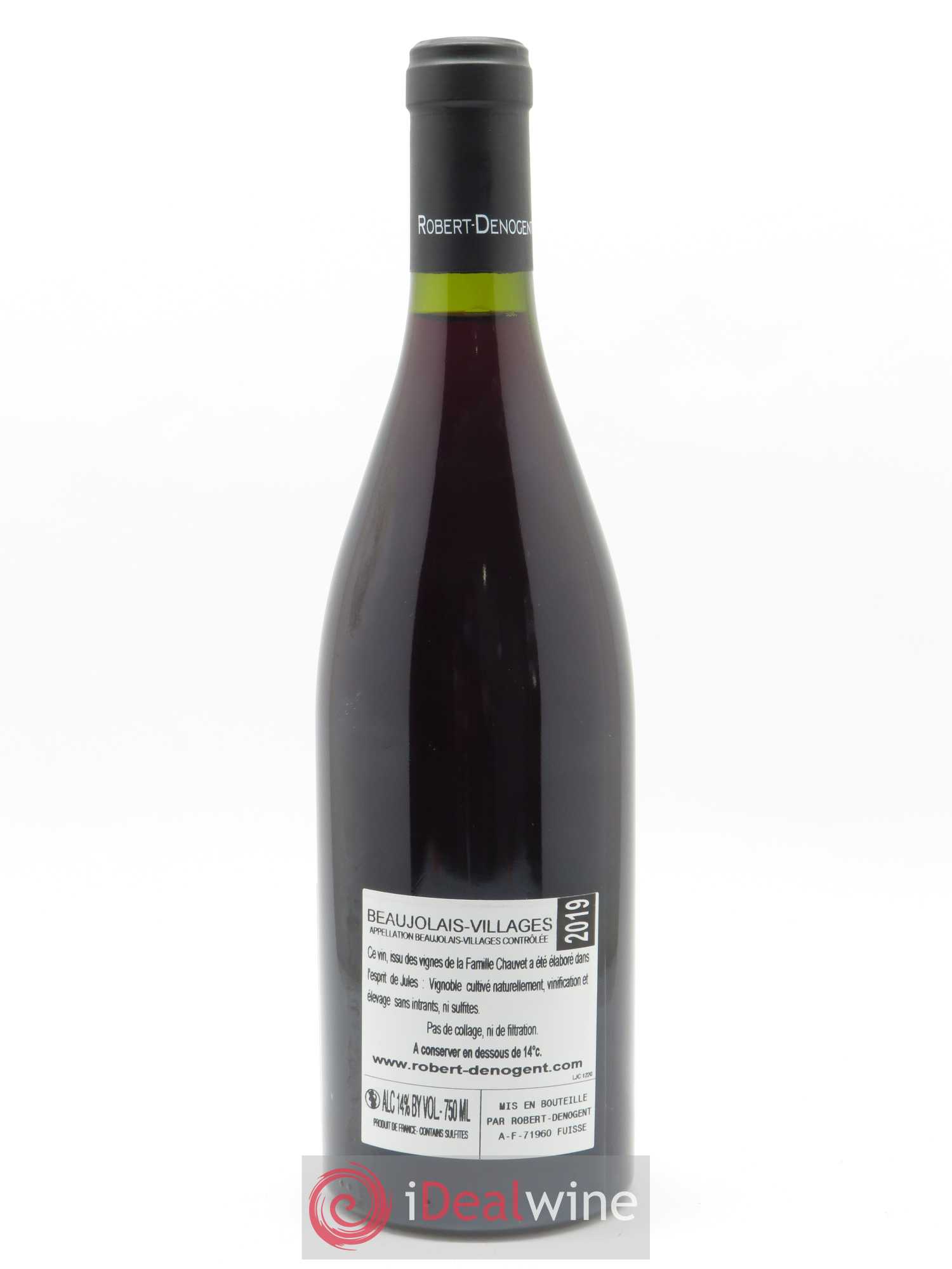 Beaujolais Jules Chauvet Robert Denogent (Domaine) 2019 - Lot de 1 bouteille - 1