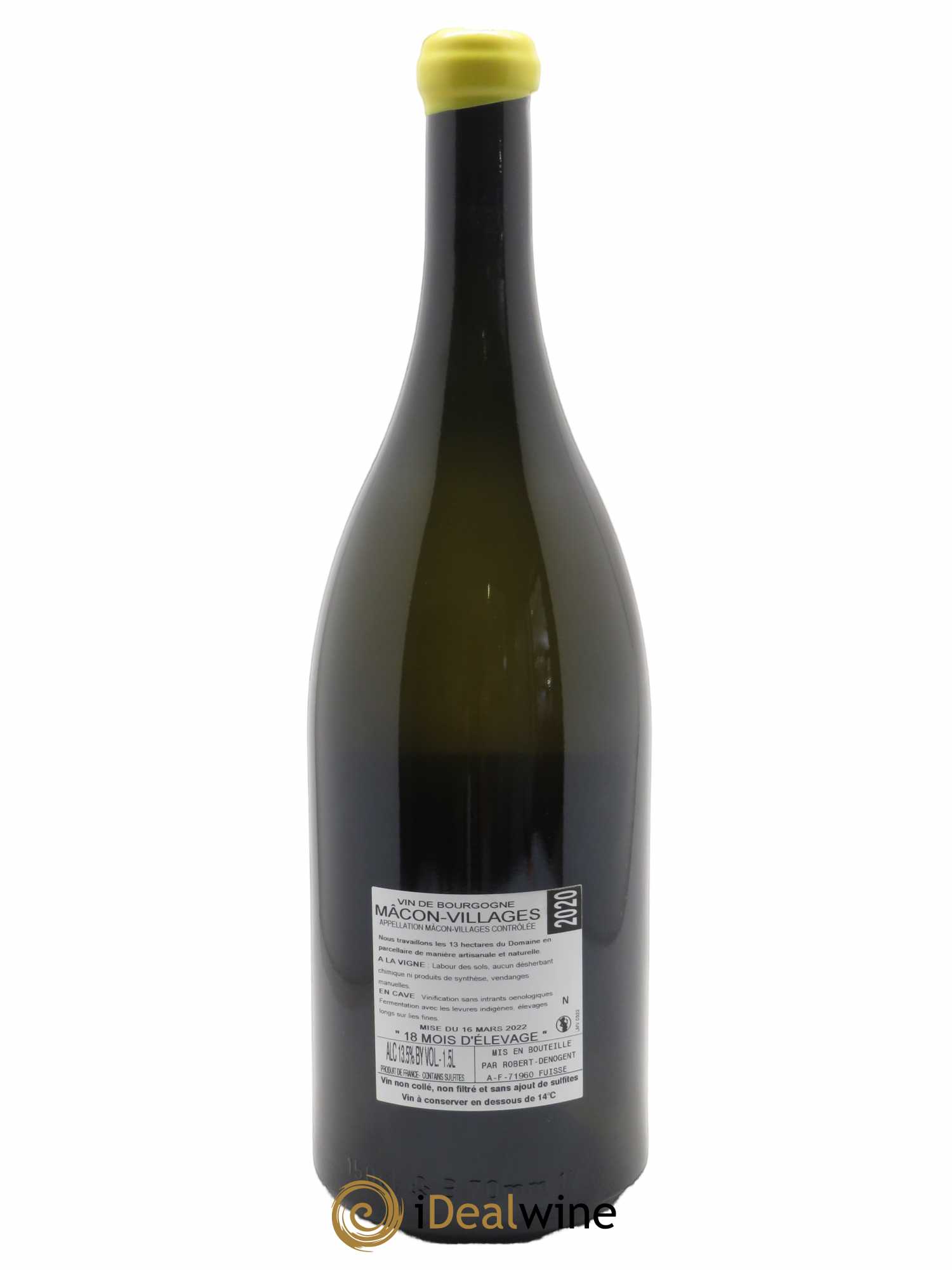 Mâcon-Villages Les Sardines Robert Denogent (Domaine) 2020 - Lot de 1 magnum - 1