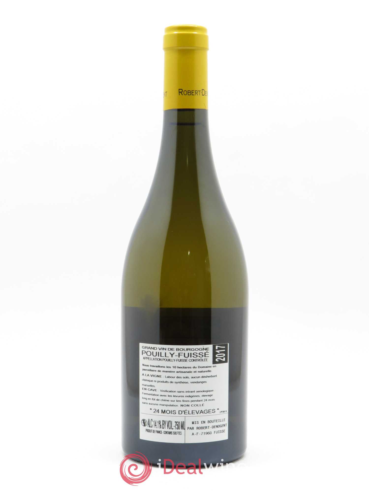 Pouilly-Fuissé Les Cras Vieilles Vignes Robert Denogent (Domaine) 2017 - Lot de 1 bouteille - 1