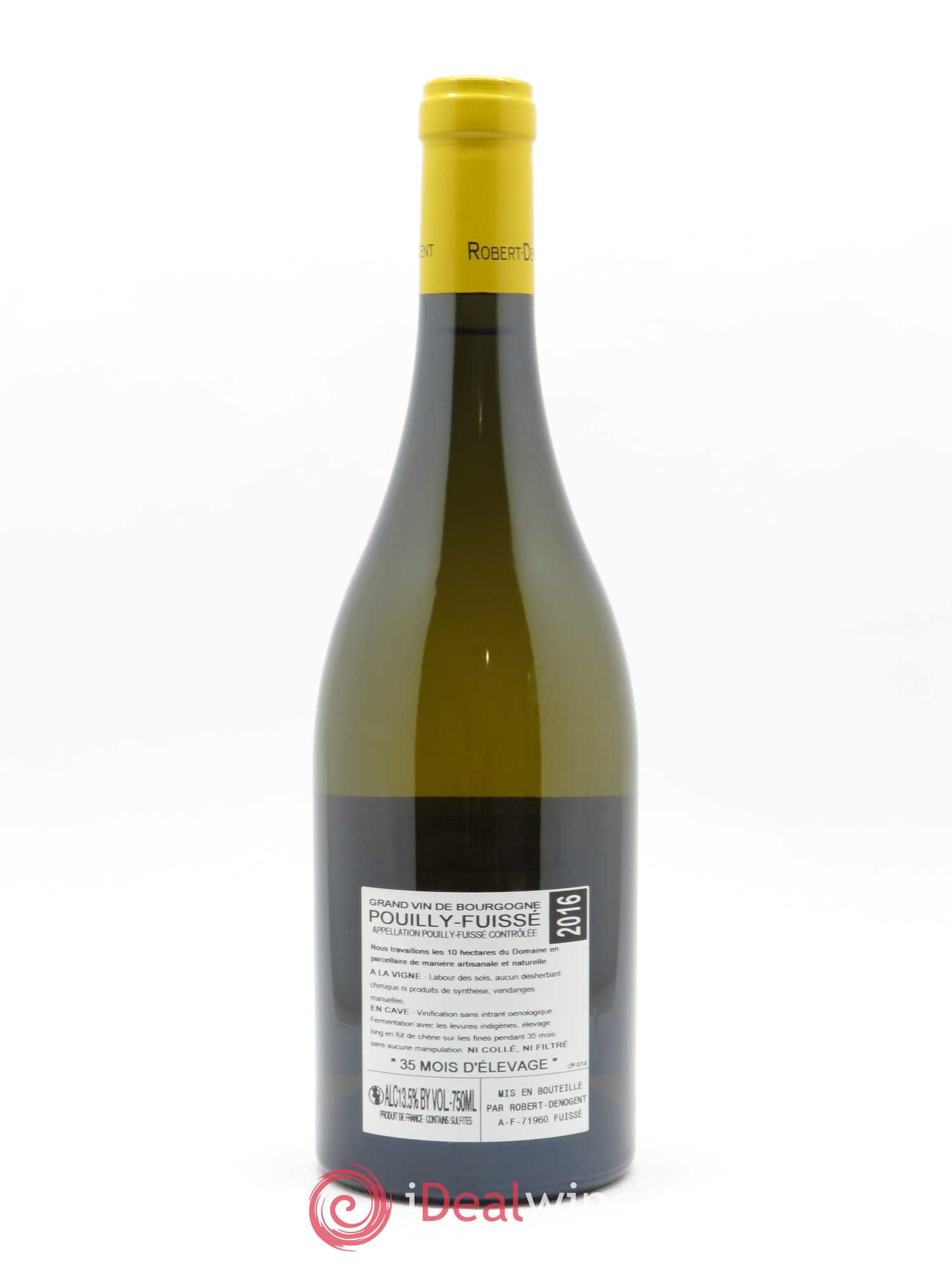 Pouilly-Fuissé La Croix Vieilles Vignes Robert Denogent (Domaine) 2016 - Lot de 1 bouteille - 1