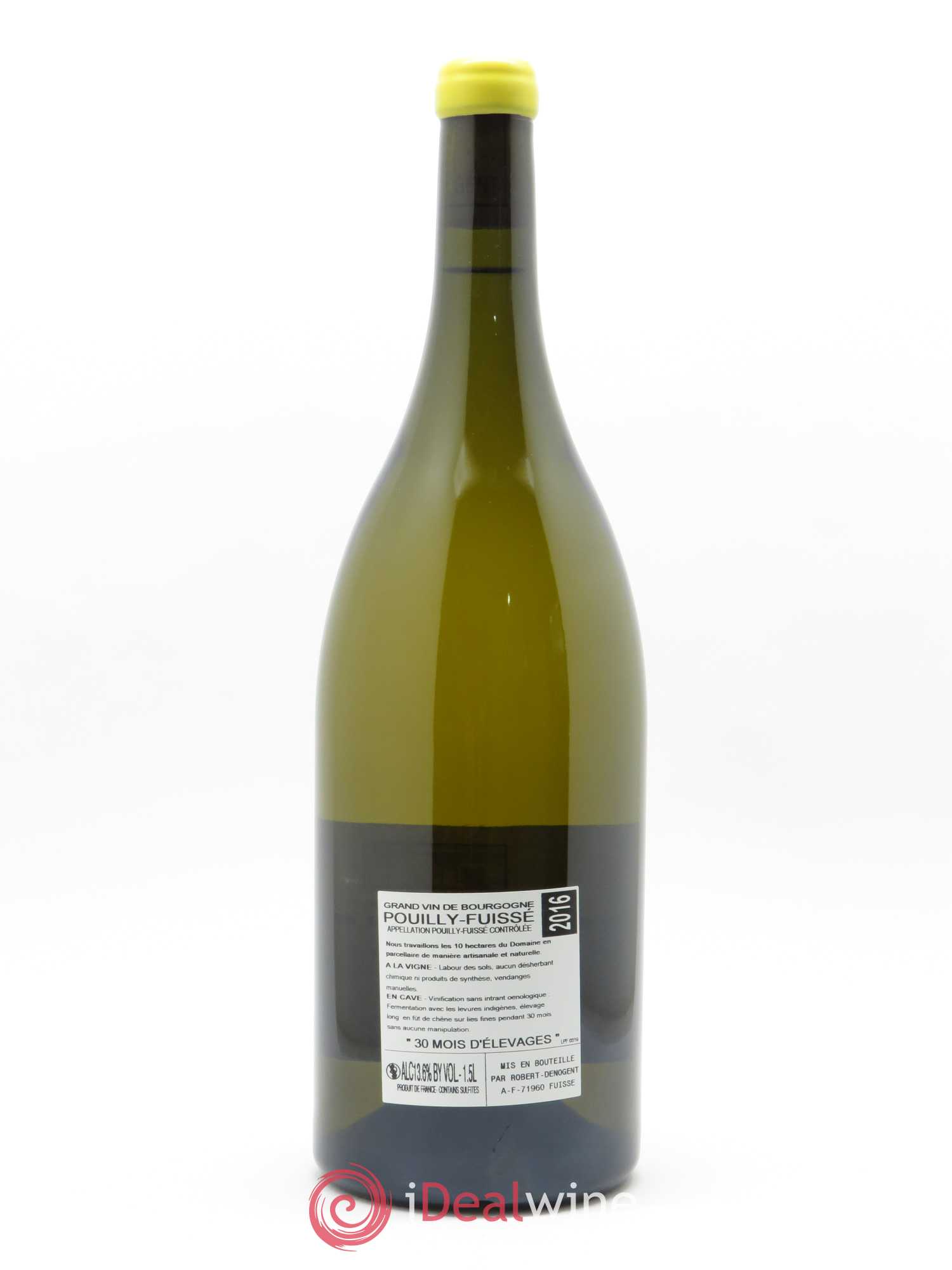 Pouilly-Fuissé La Croix Vieilles Vignes Robert Denogent (Domaine) 2016 - Lot de 1 magnum - 1