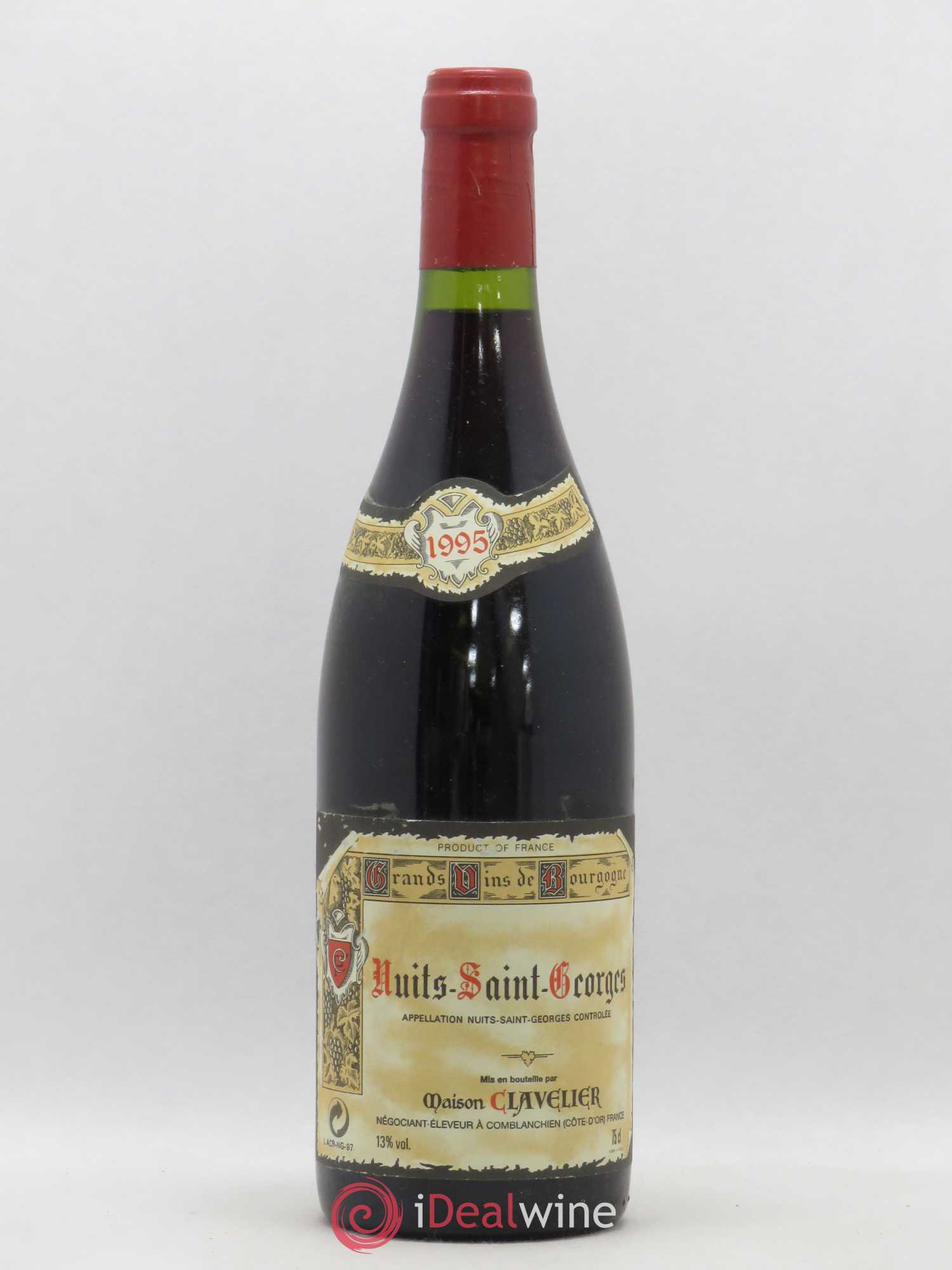 Nuits-Saint-Georges Maison Clavelier 1995 - Posten von 1 Flasche - 0