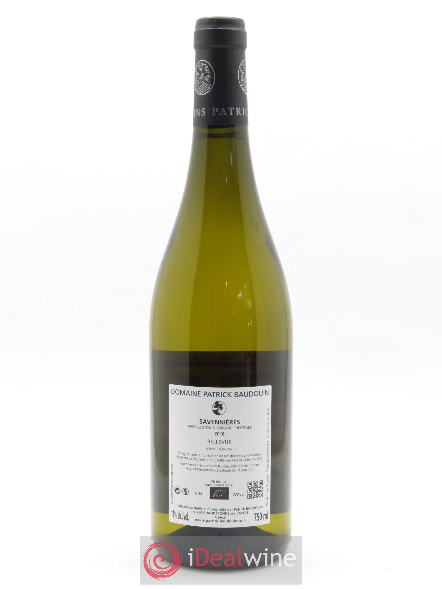 Savennières Bellevue Patrick Baudouin 2018 - Lot de 1 bouteille - 1