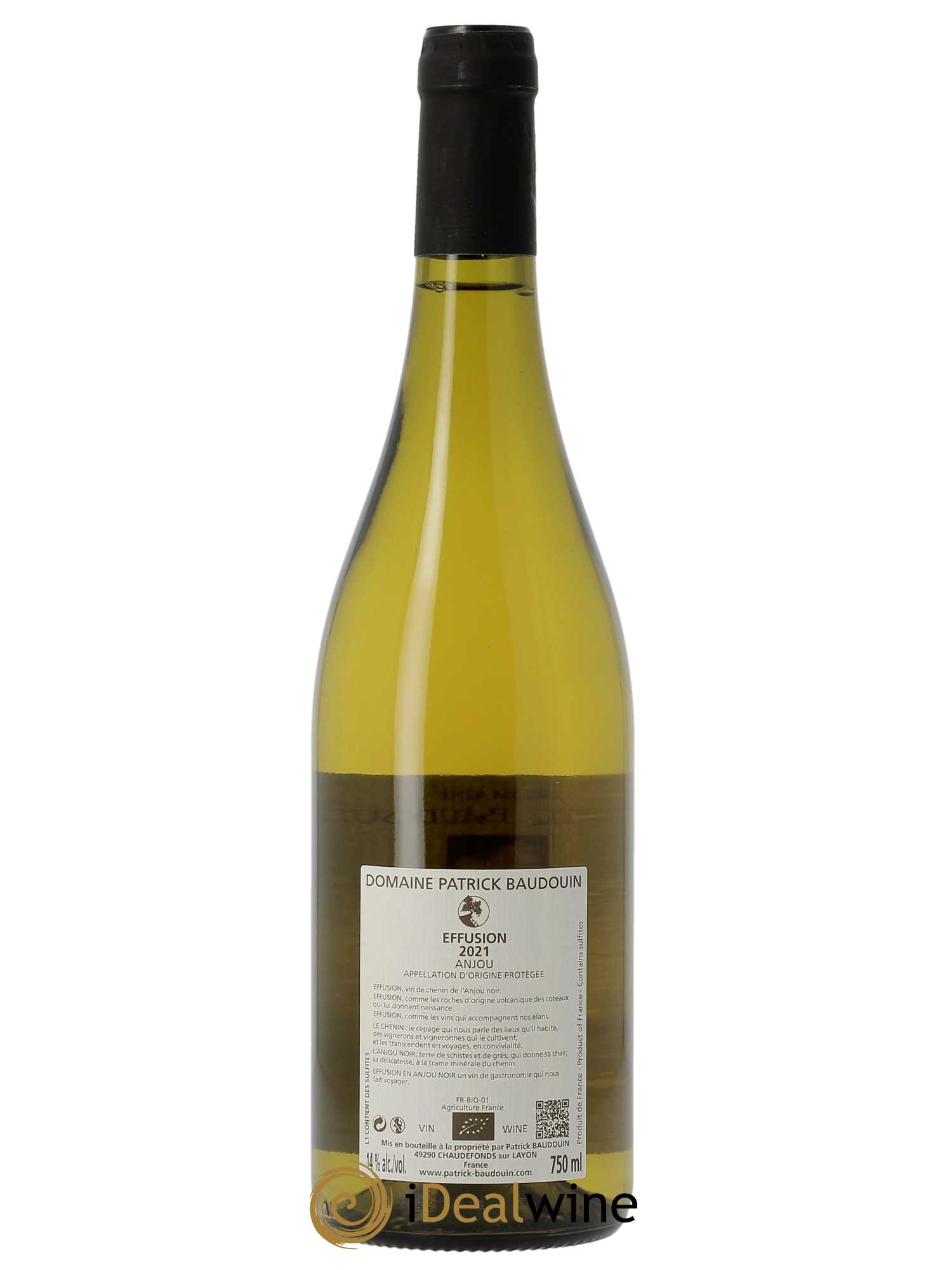 Anjou Effusion Patrick Baudouin 2020 - Lot de 1 bouteille - 1