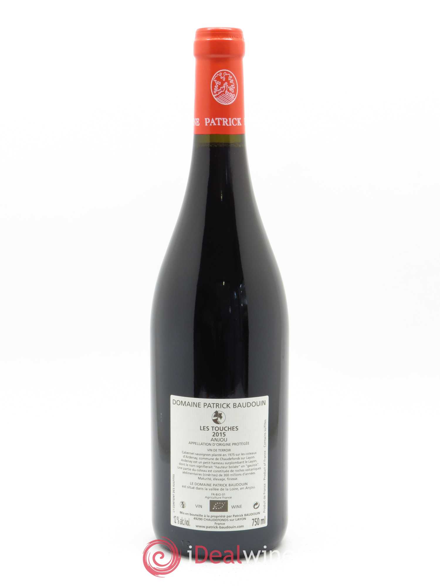 Anjou Les Touches Patrick Baudouin 2015 - Lot de 1 bouteille - 1