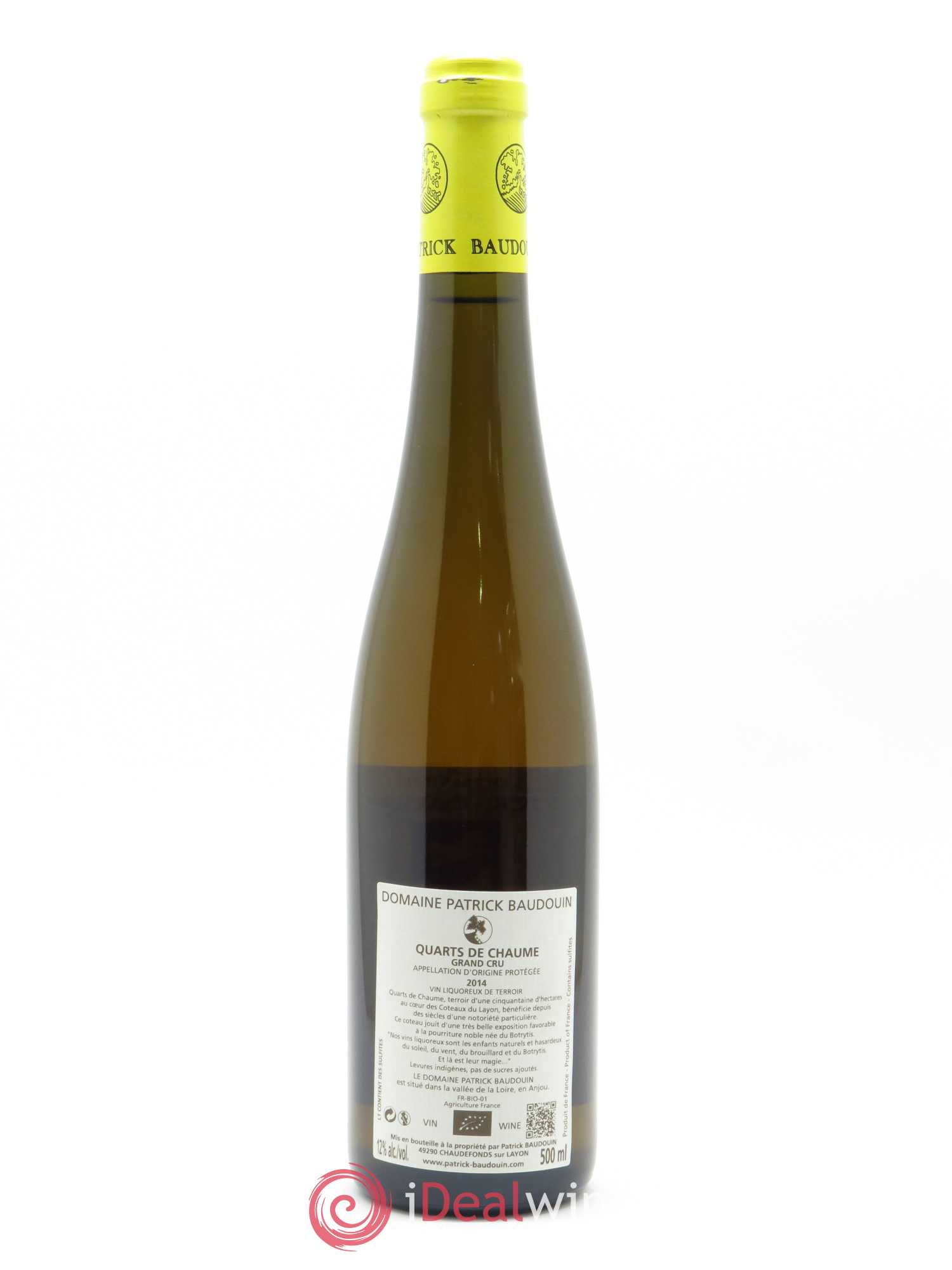Quarts de Chaume Zersilles Patrick Baudouin 2014 - Lotto di 1 bottiglia - 1