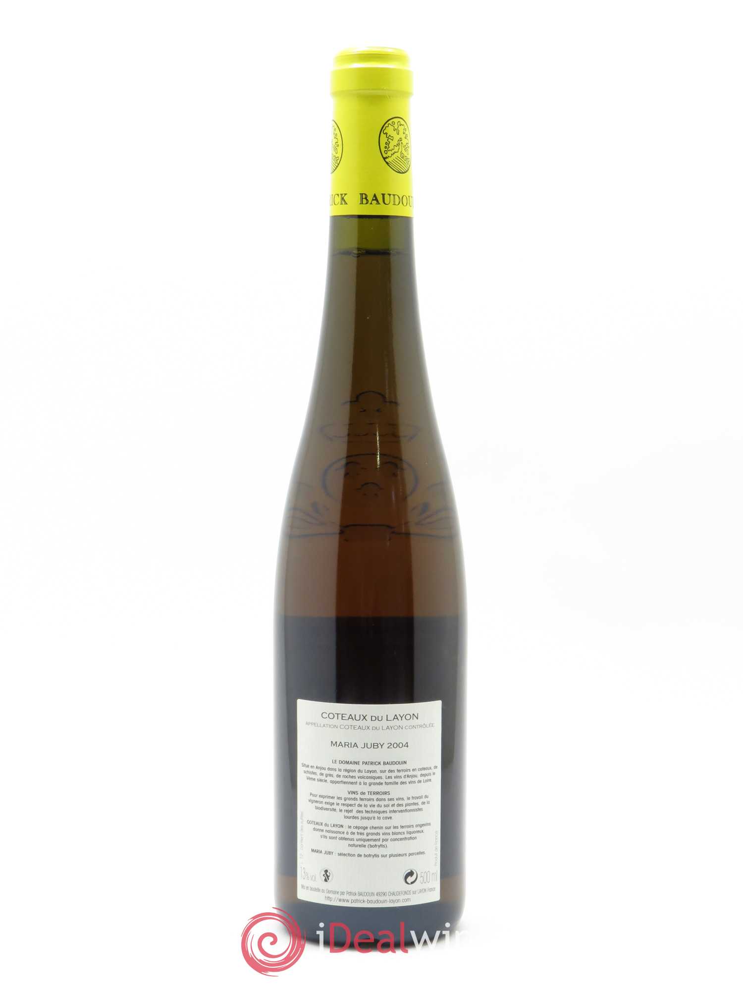 Coteaux du Layon Maria Juby Patrick Baudouin (50cl) 2004 - Lot of 1 bottle - 1