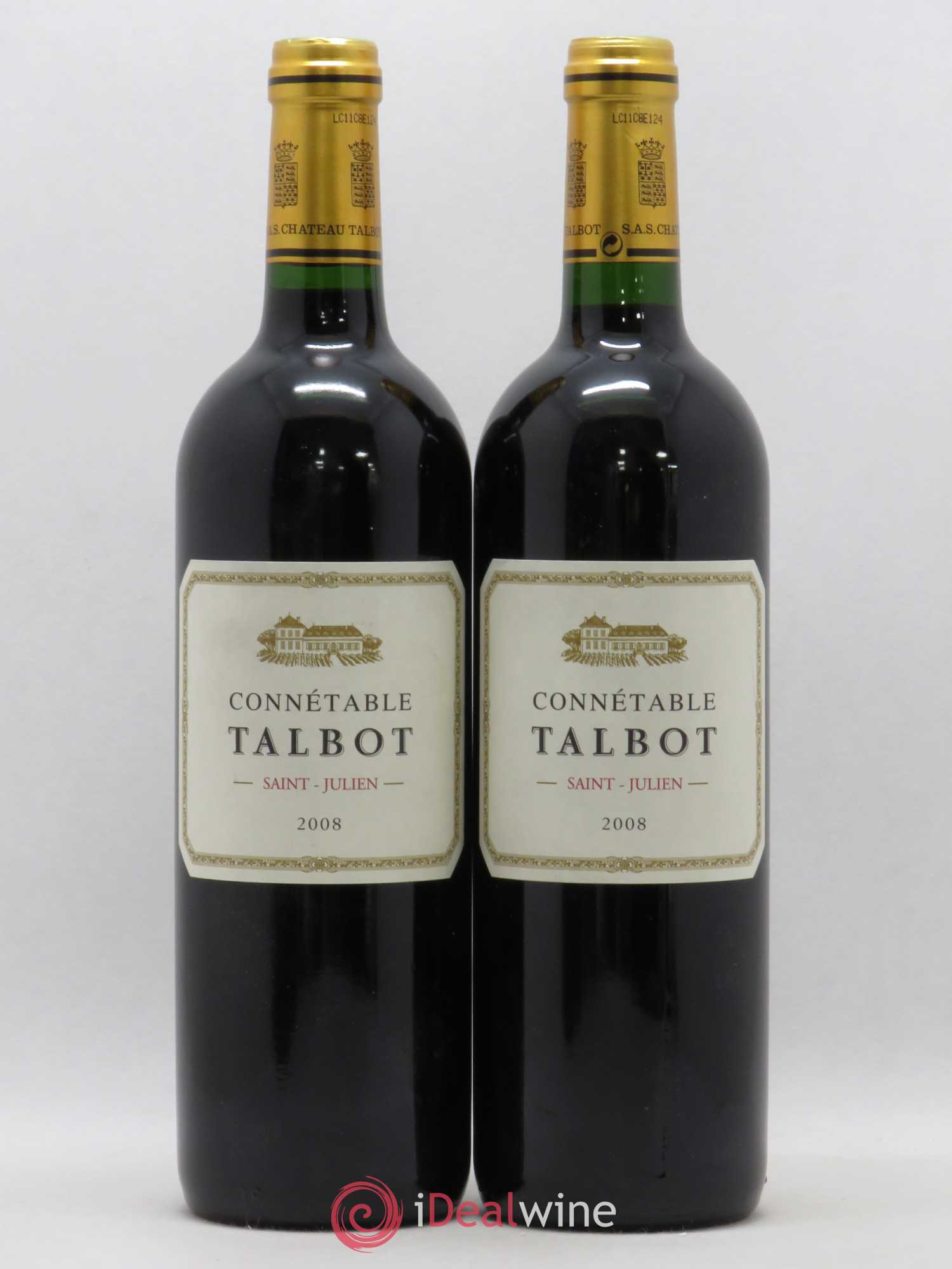 Connétable de Talbot Second Vin 2008 - Lot de 2 bouteilles - 0