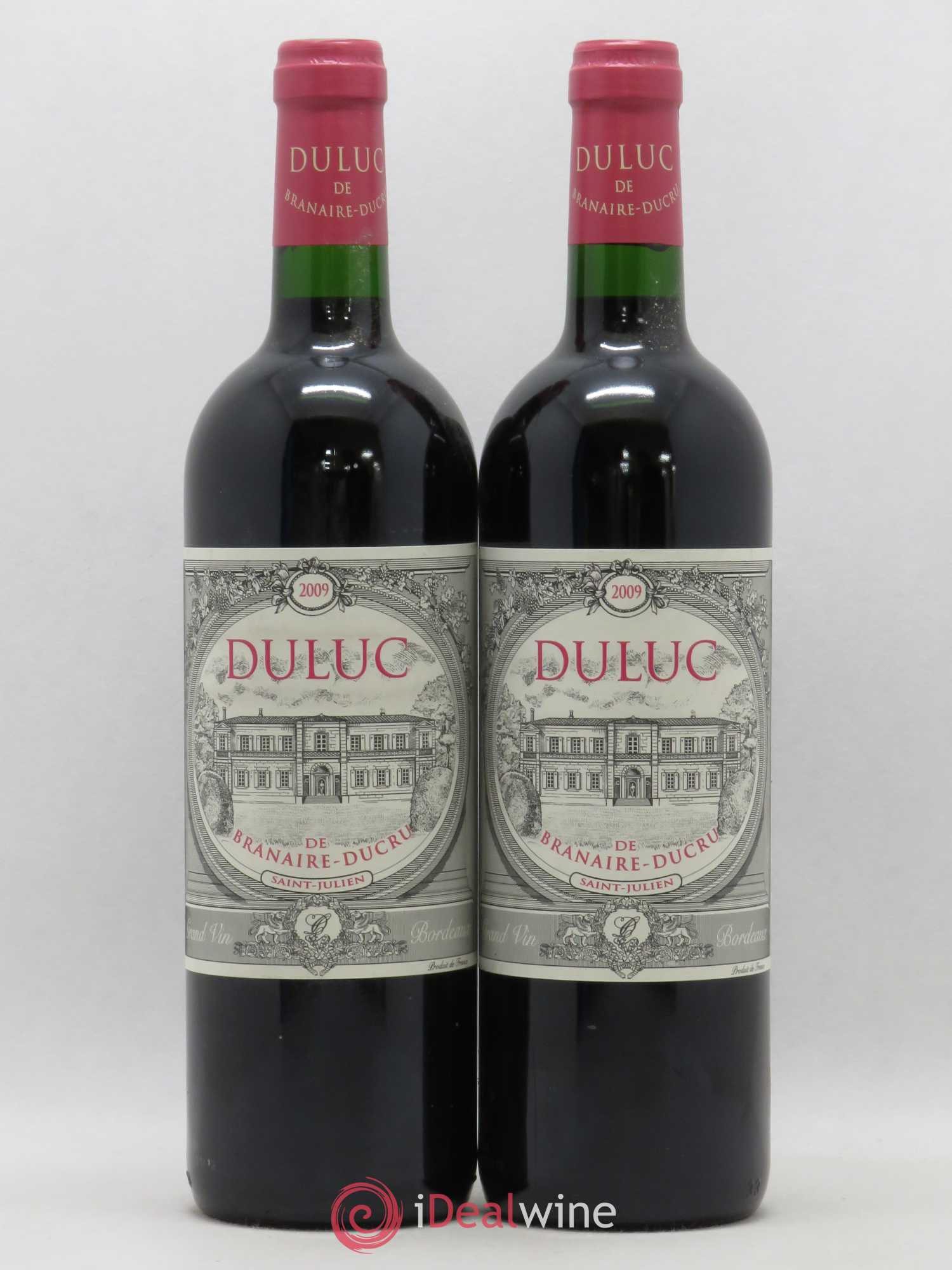 Duluc de Branaire Second Vin 2009 - Lot de 2 bouteilles - 0