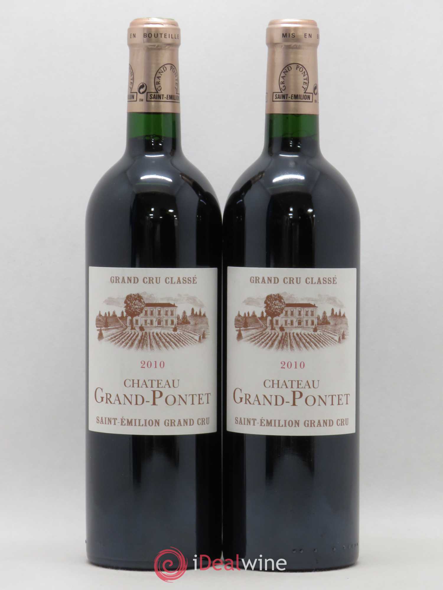 Château Grand Pontet Grand Cru Classé 2010 - Lot de 2 bouteilles - 0