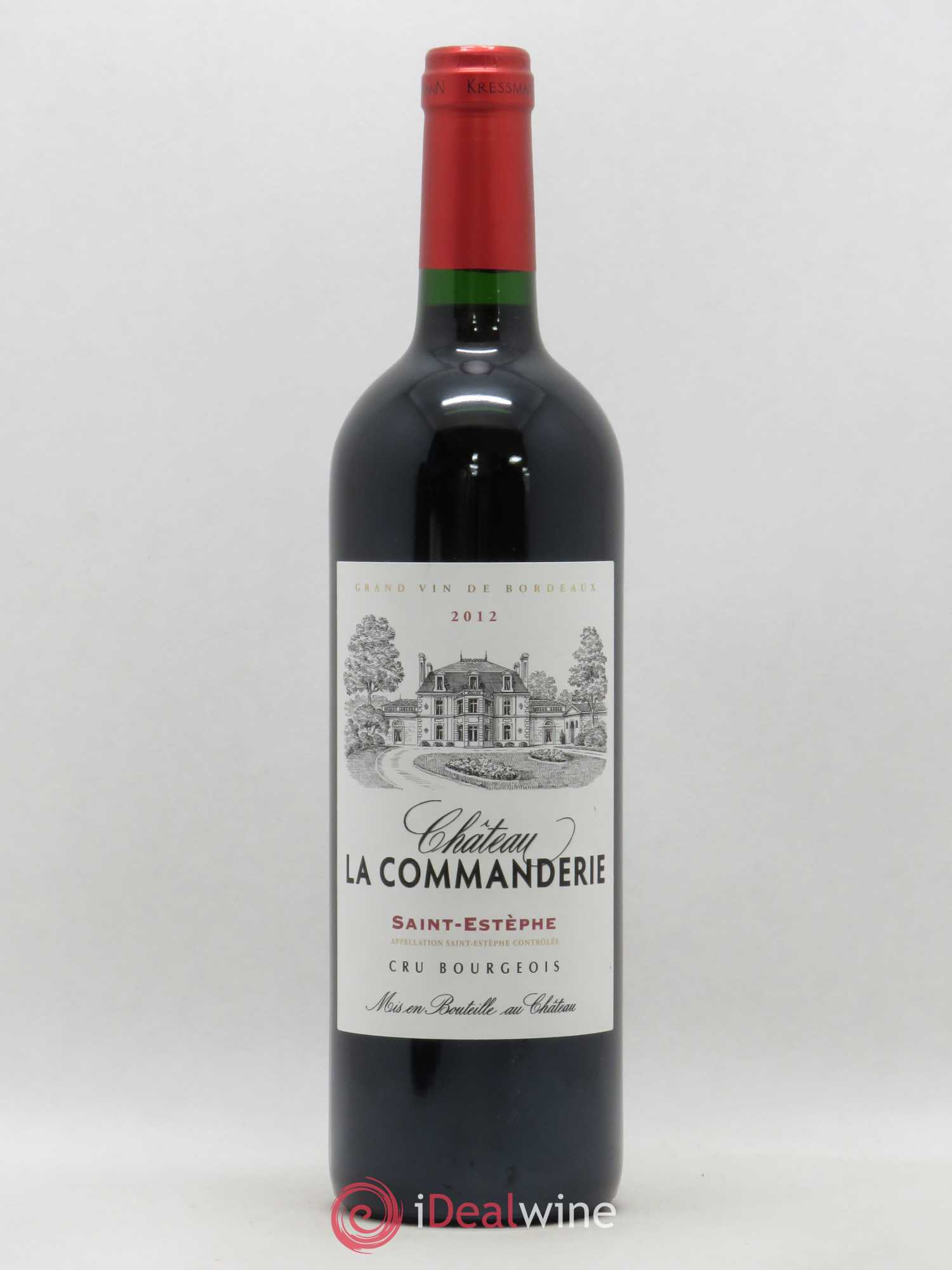 Château la Commanderie Cru Bourgeois 2012 - Lot de 1 bouteille - 0