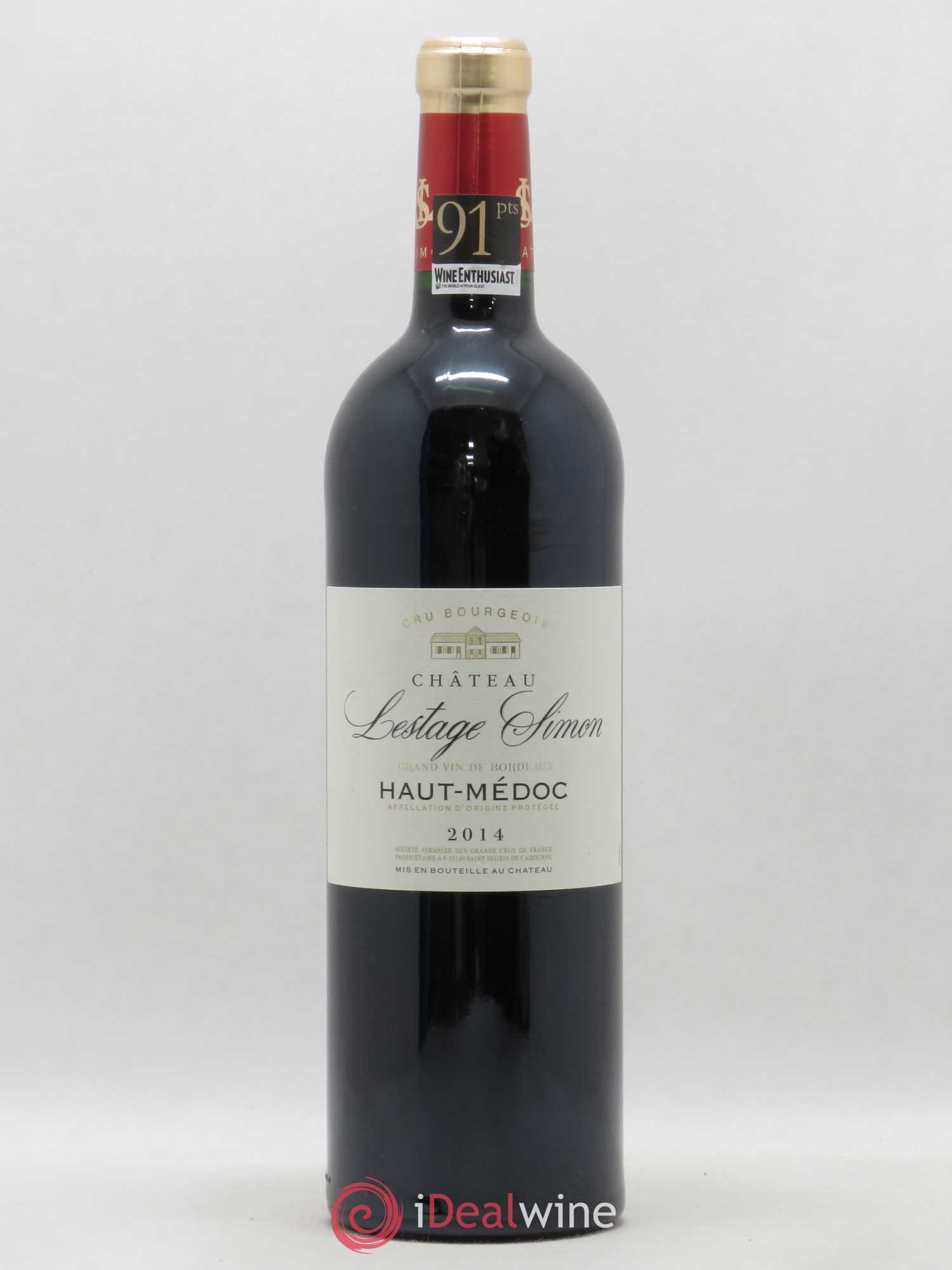 Château Lestage Simon Cru Bourgeois 2014 - Lot de 1 bouteille - 0