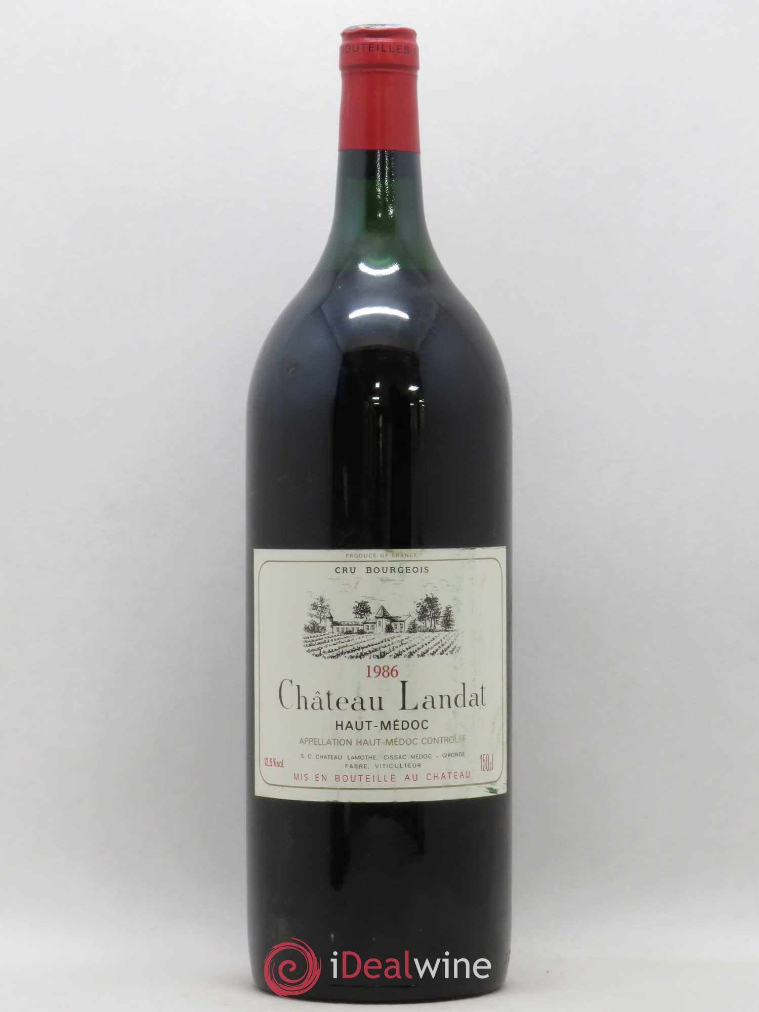 Château Landat Cru Bourgeois 1986 - Lot de 1 magnum - 0