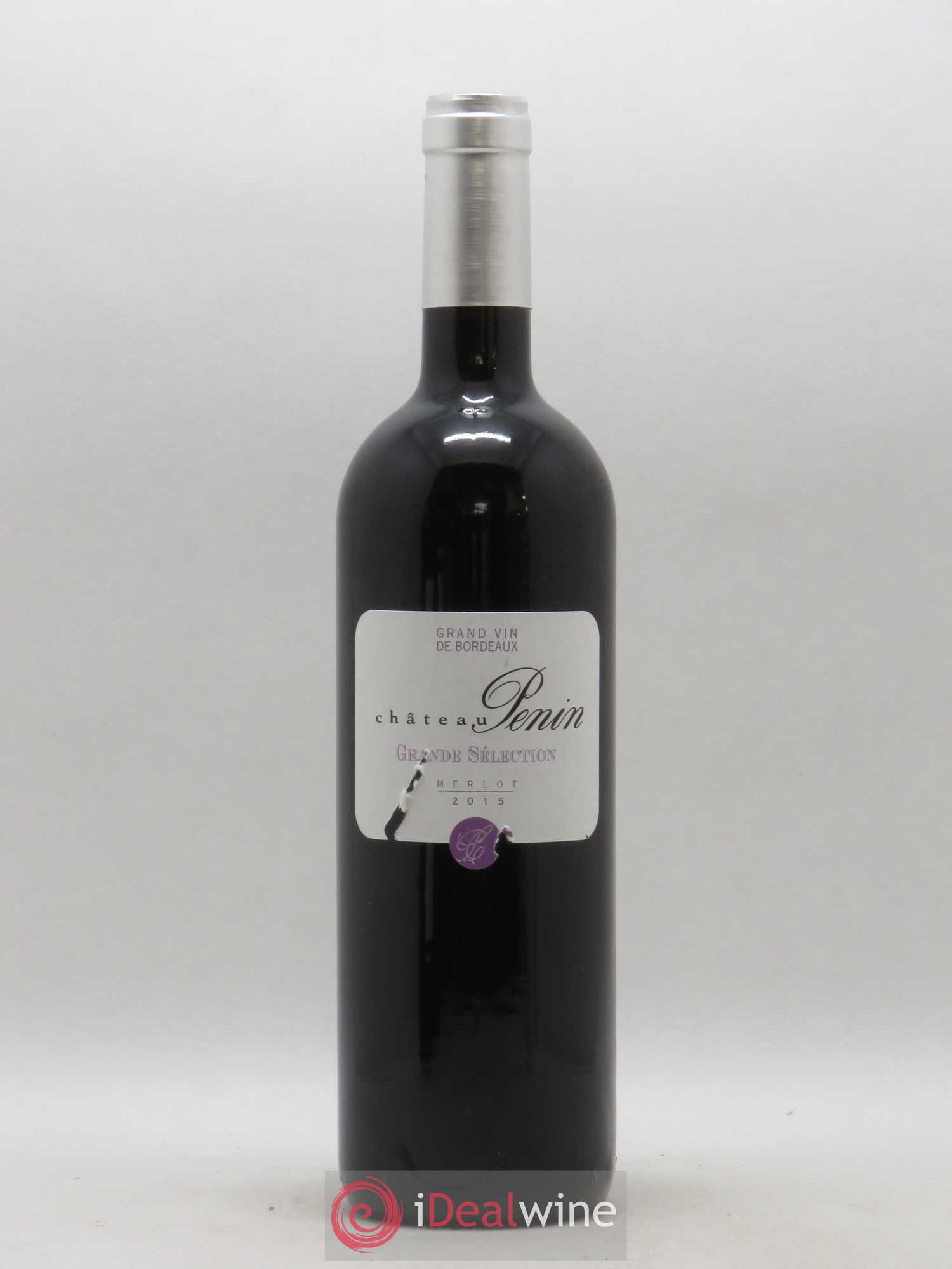 Bordeaux Merlot Château Penin (sans prix de réserve) 2015 - Posten von 1 Flasche - 0