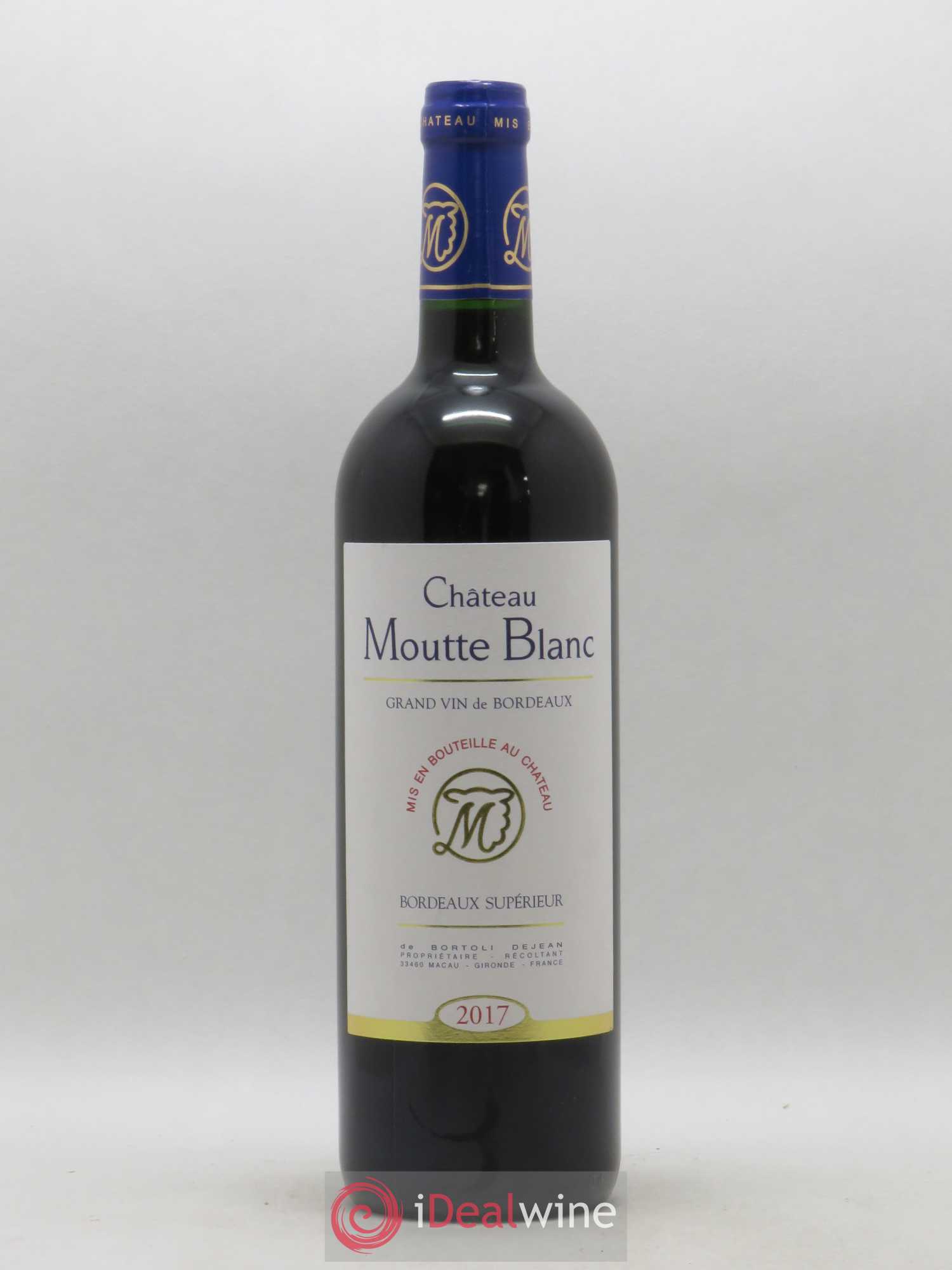 Bordeaux Château Moutte Blanc (sans prix de réserve) 2017 - Posten von 1 Flasche - 0