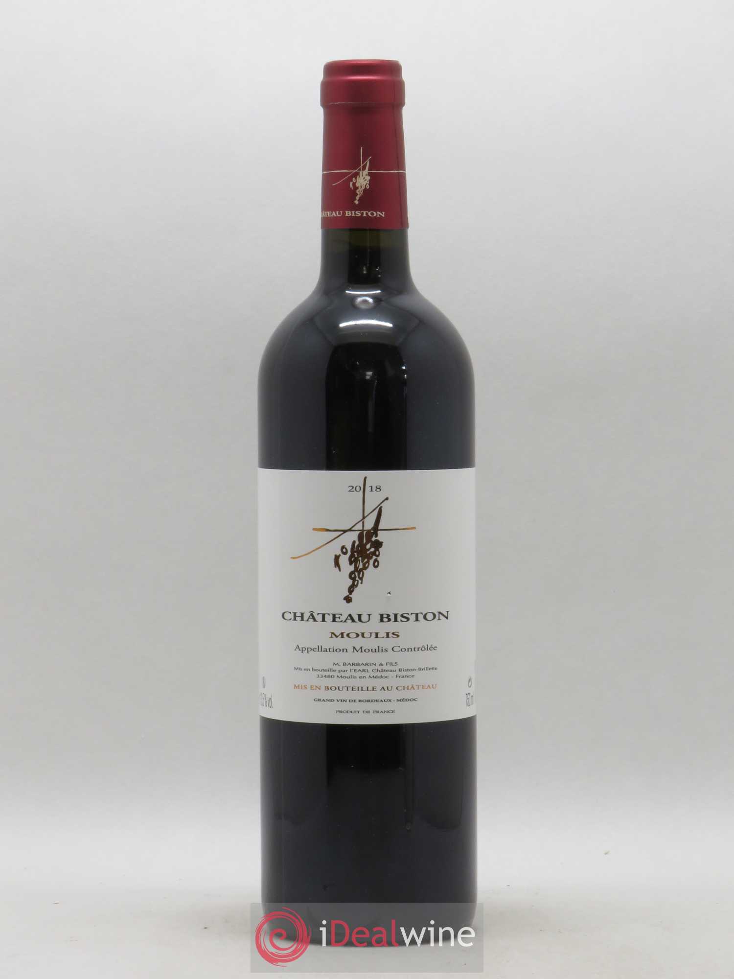 Moulis en Médoc Château Biston (sans prix de réserve) 2018 - Posten von 1 Flasche - 0