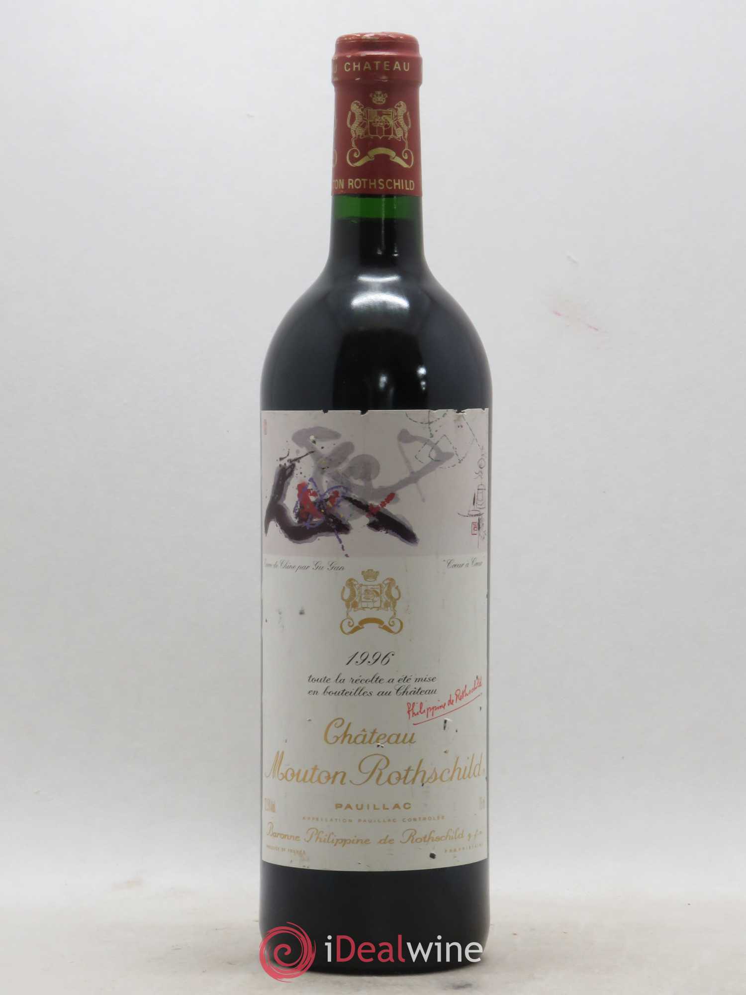Château Mouton Rothschild 1er Grand Cru Classé 1996 - Lot de 1 bouteille - 0