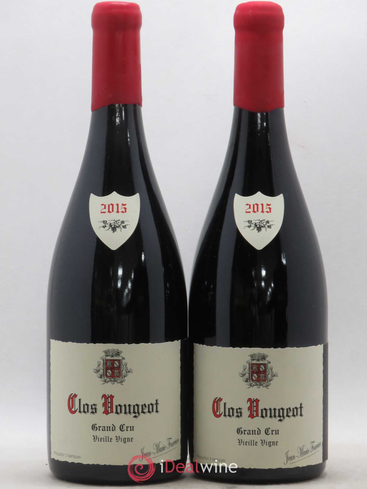 Clos de Vougeot Grand Cru Vieille Vigne Fourrier (Domaine) 2015 - Lot de 2 bouteilles - 0