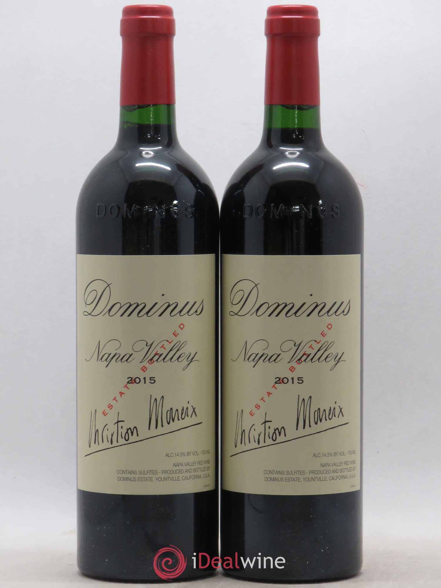 Napa Valley Dominus Christian Moueix 2015 - Lot de 2 bouteilles - 0