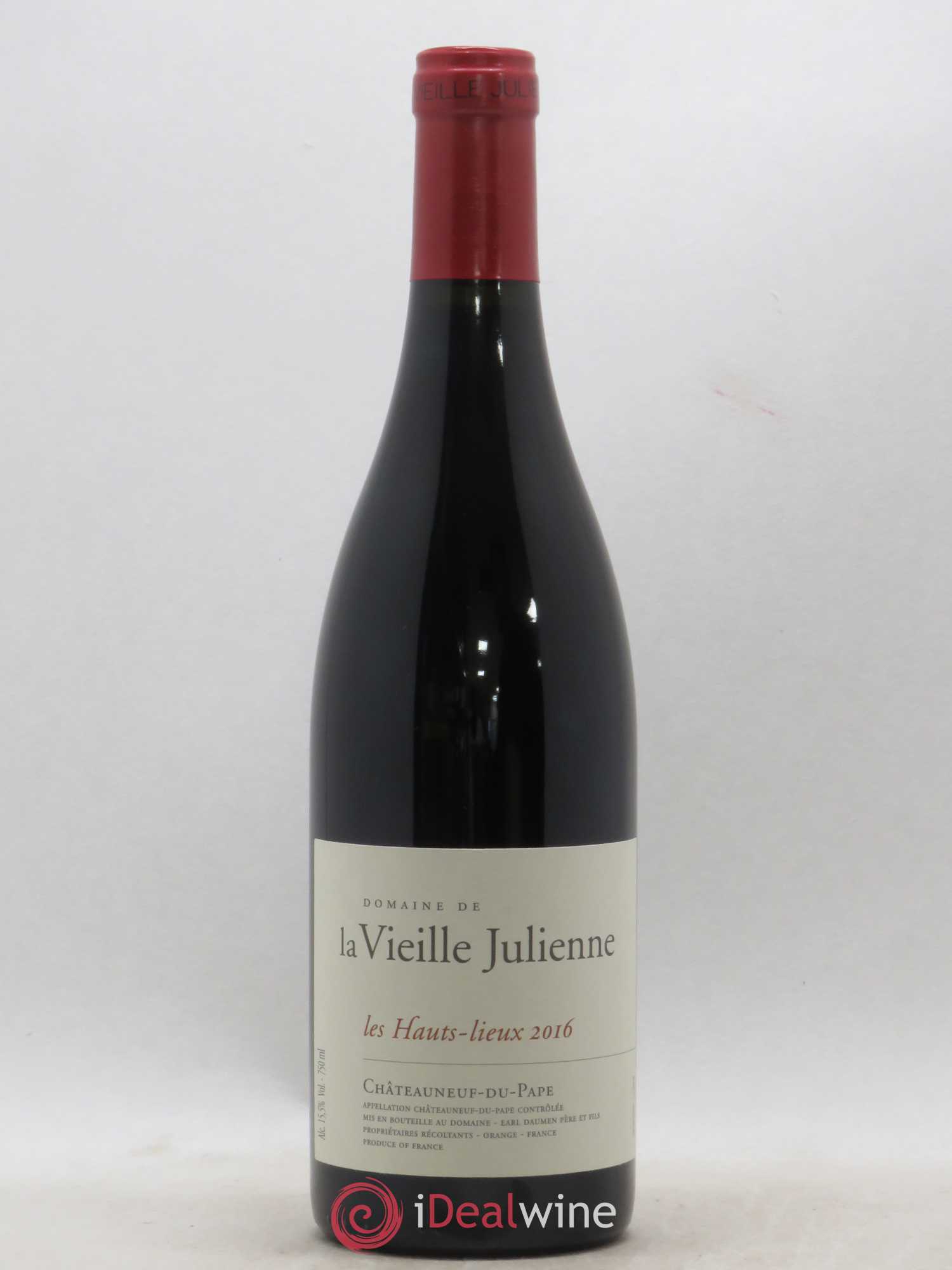 Châteauneuf-du-Pape Vieille Julienne (Domaine de la) Les Hauts Lieux Jean-Paul Daumen 2016 - Lot de 1 bouteille - 0