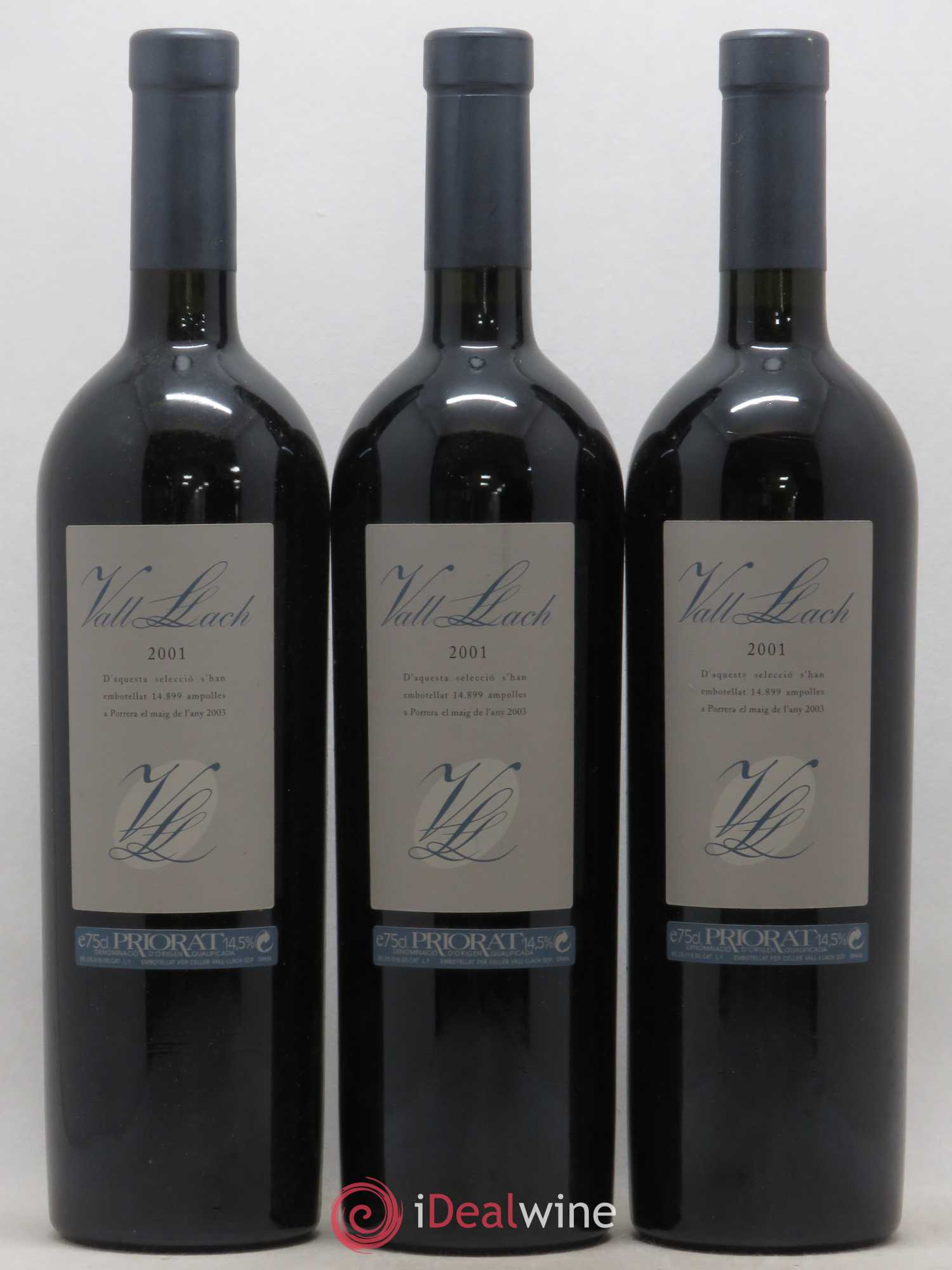 Priorat Bodegas Vall Llach DOCA Vall Llach 2001 - Lot de 3 bouteilles - 0
