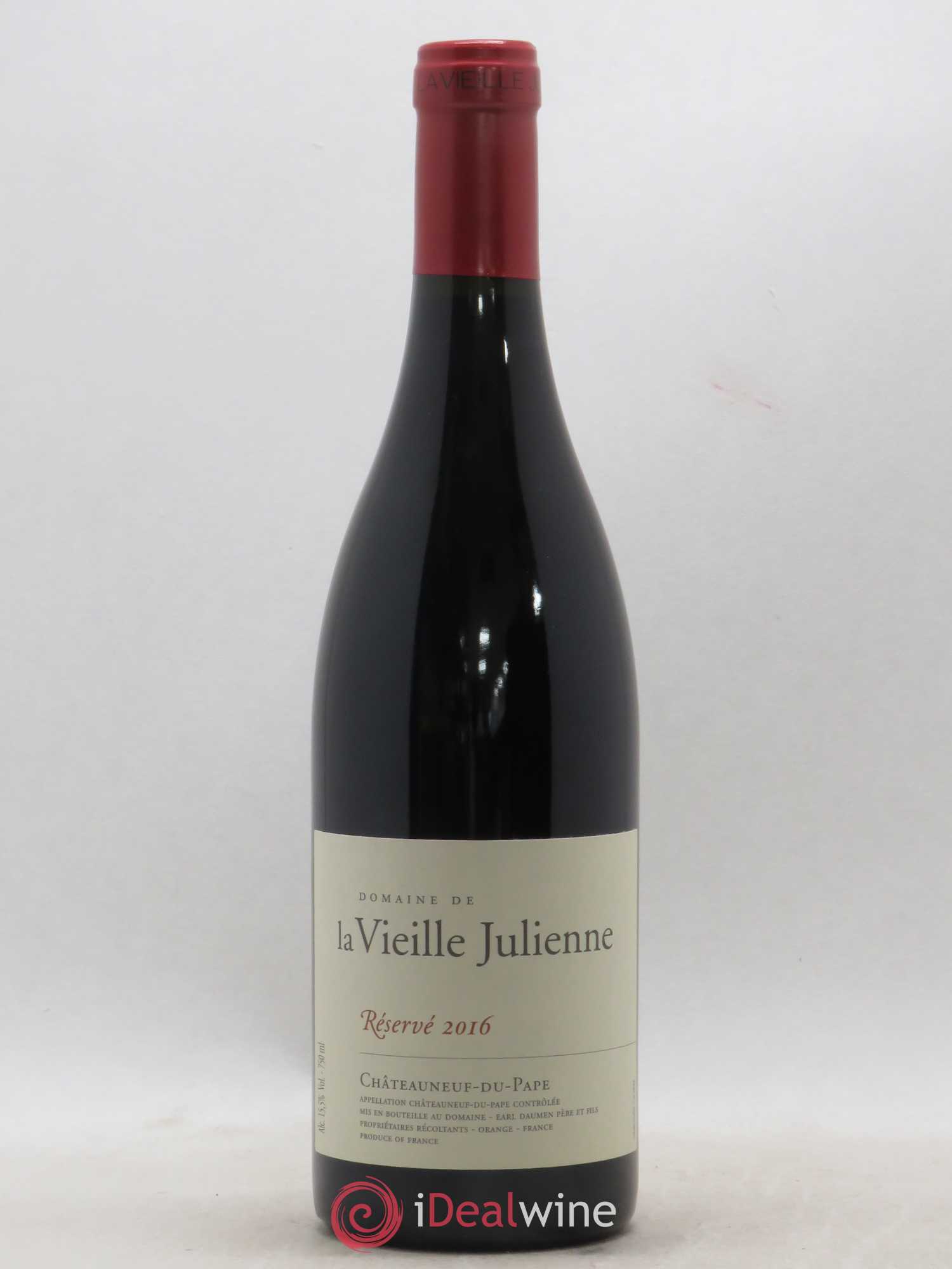 Châteauneuf-du-Pape Vieille Julienne (Domaine de la) Réservé Jean-Paul Daumen 2016 - Lot de 1 bouteille - 0