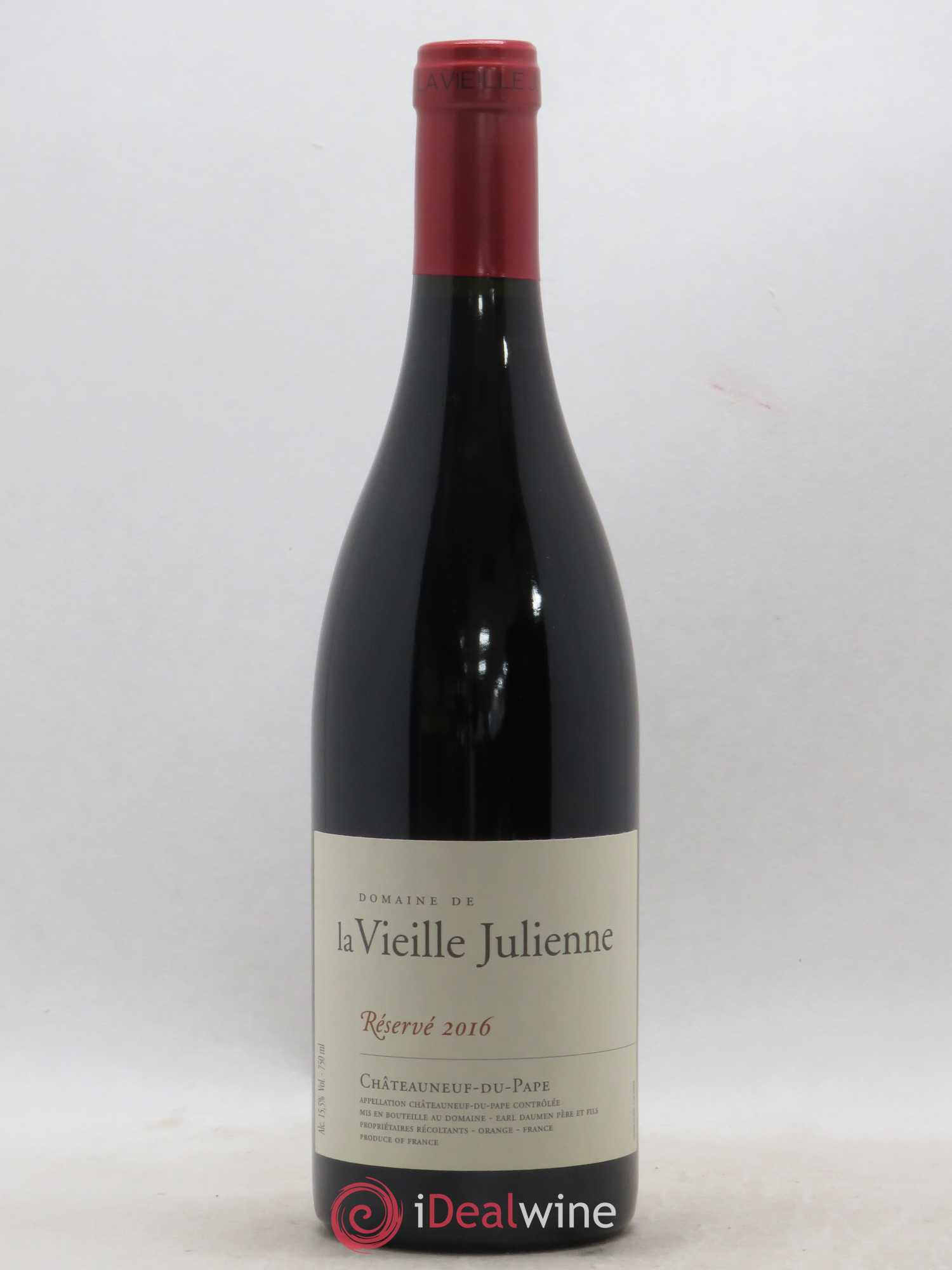 Châteauneuf-du-Pape Vieille Julienne (Domaine de la) Réservé Jean-Paul Daumen 2016 - Lot de 1 bouteille - 0