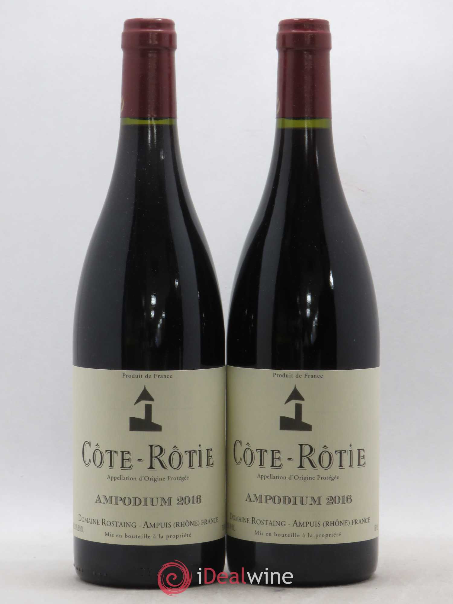 Côte-Rôtie Ampodium René Rostaing 2016 - Lot of 2 bottles - 0