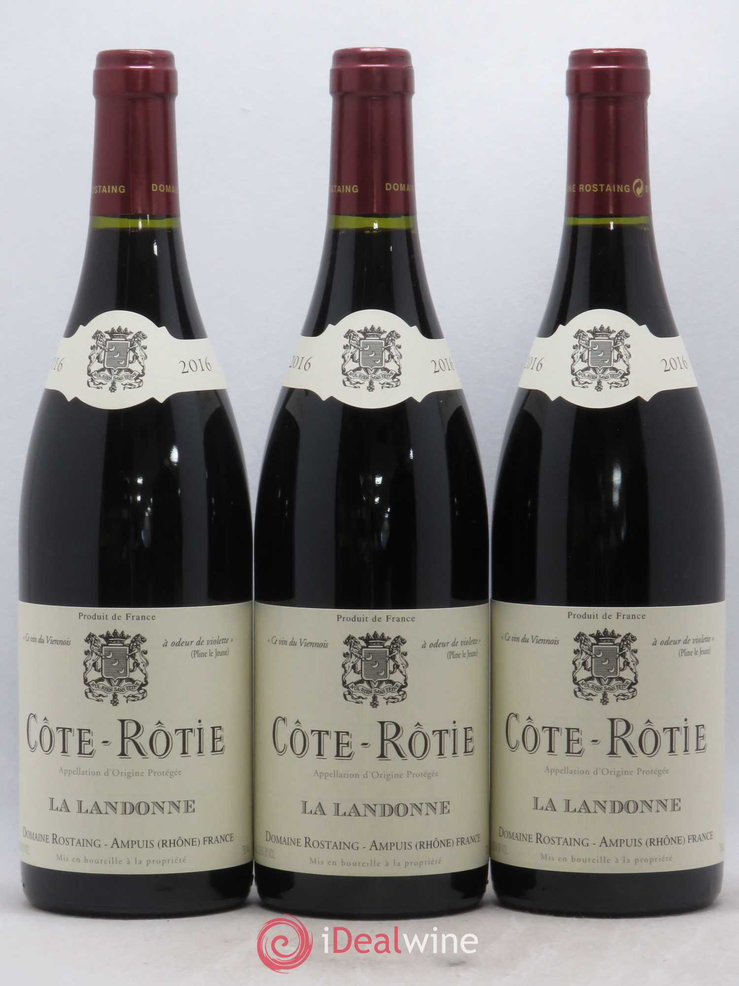 Côte-Rôtie La Landonne René Rostaing 2016 - Lotto di 3 bottiglie - 0