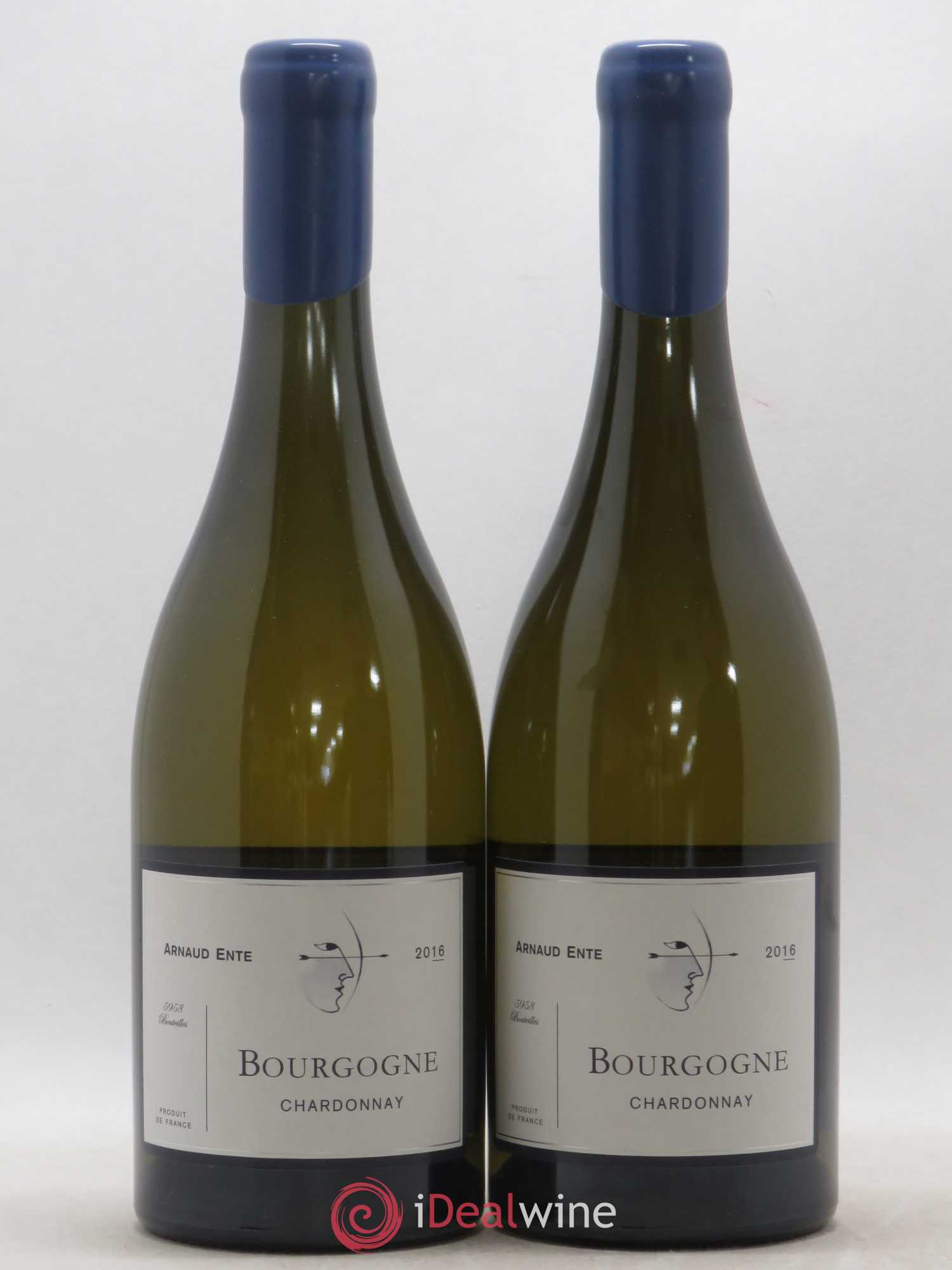 Bourgogne Chardonnay Arnaud Ente 2016 - Lot de 2 bouteilles - 0