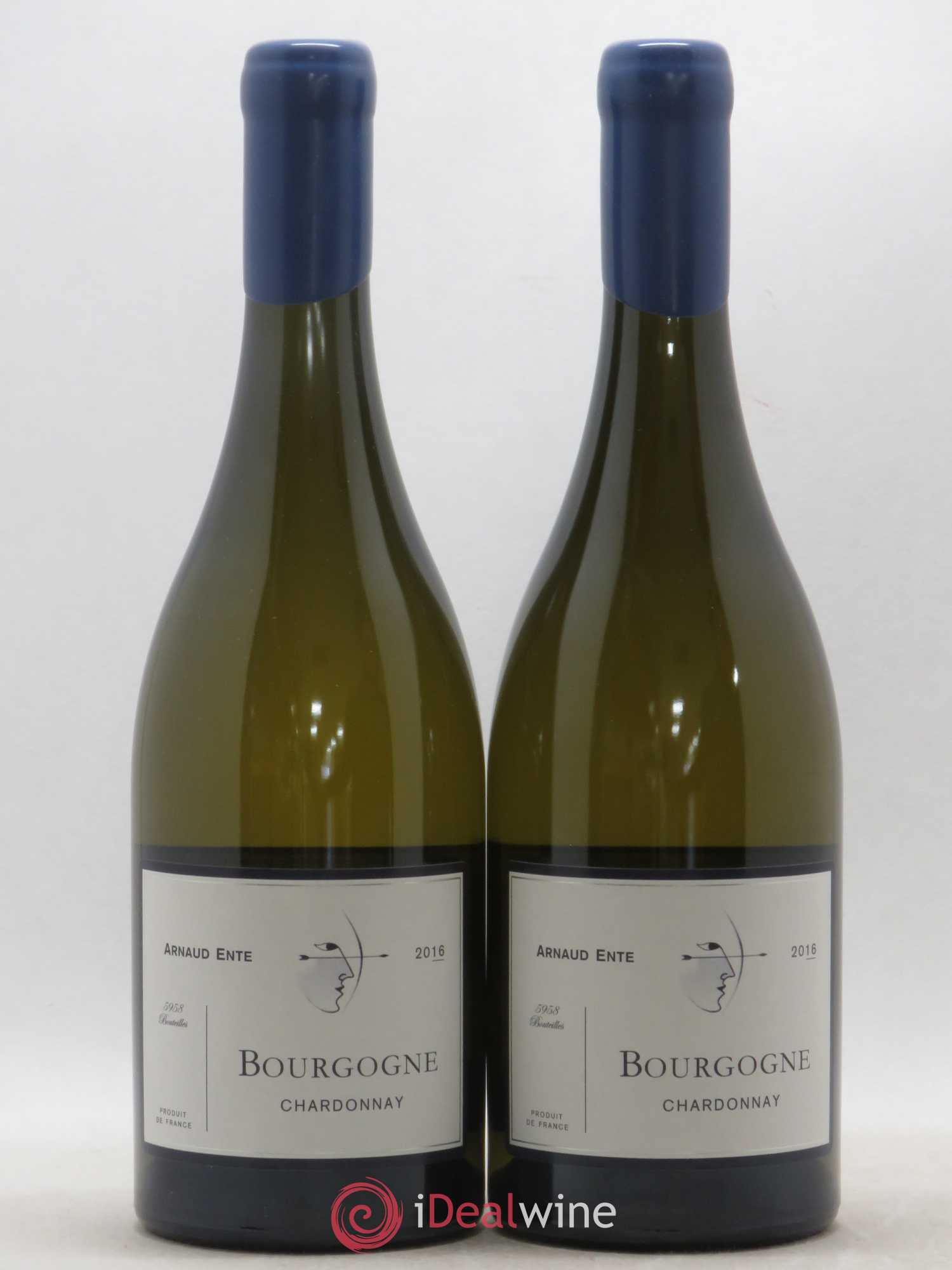 Bourgogne Chardonnay Arnaud Ente 2016 - Lot de 2 bouteilles - 0