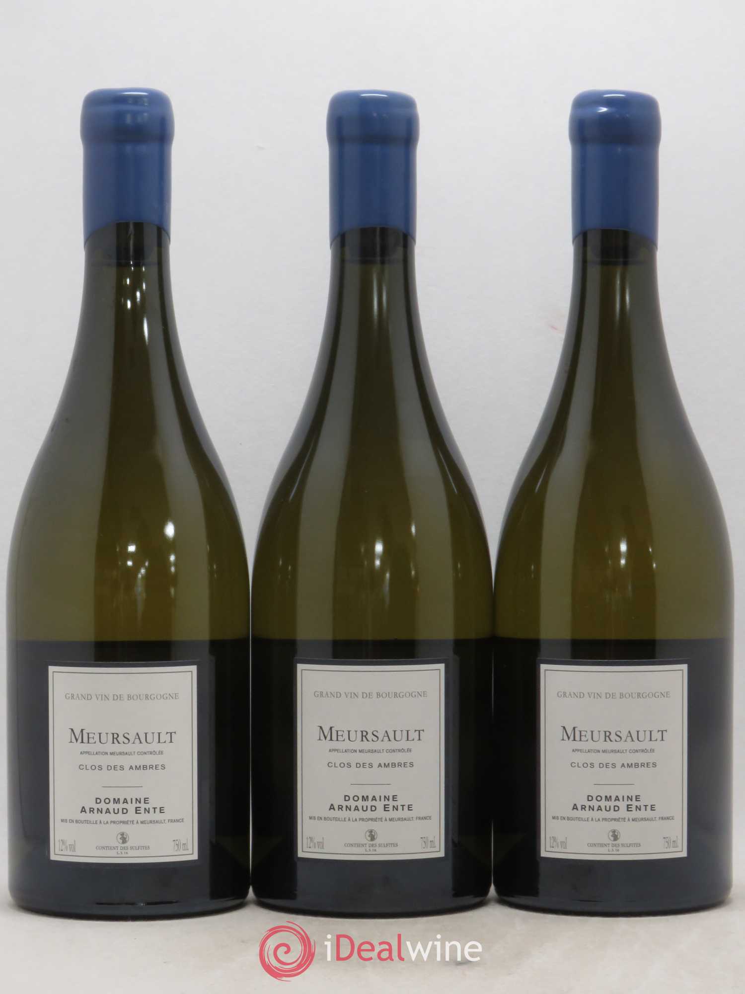 Meursault Clos des Ambres Arnaud Ente 2016 - Lot de 3 bouteilles - 1