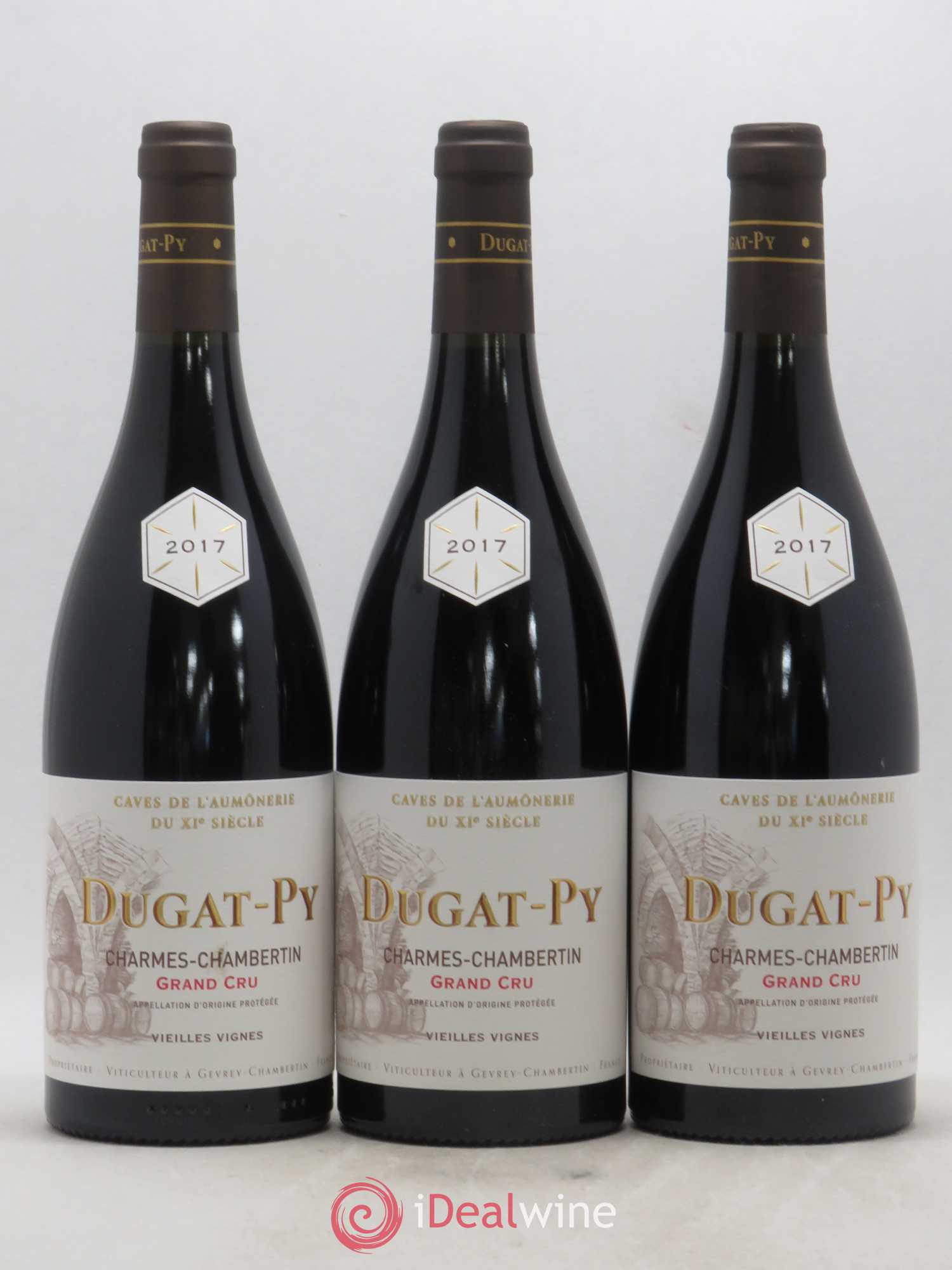 Charmes-Chambertin Grand Cru Dugat-Py 2017 - Lot de 3 bouteilles - 0