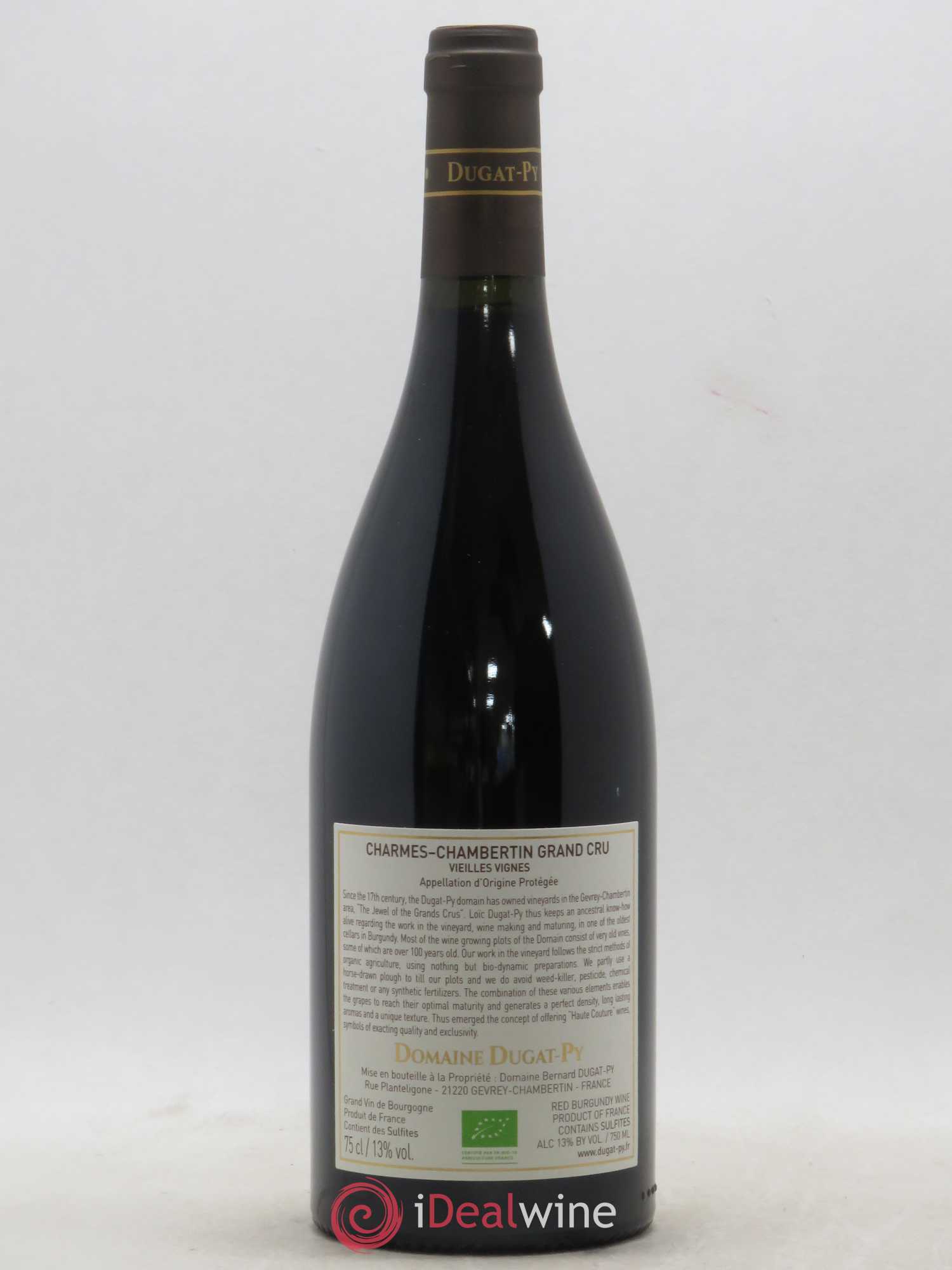 Charmes-Chambertin Grand Cru Dugat-Py 2017 - Lot de 1 bouteille - 1