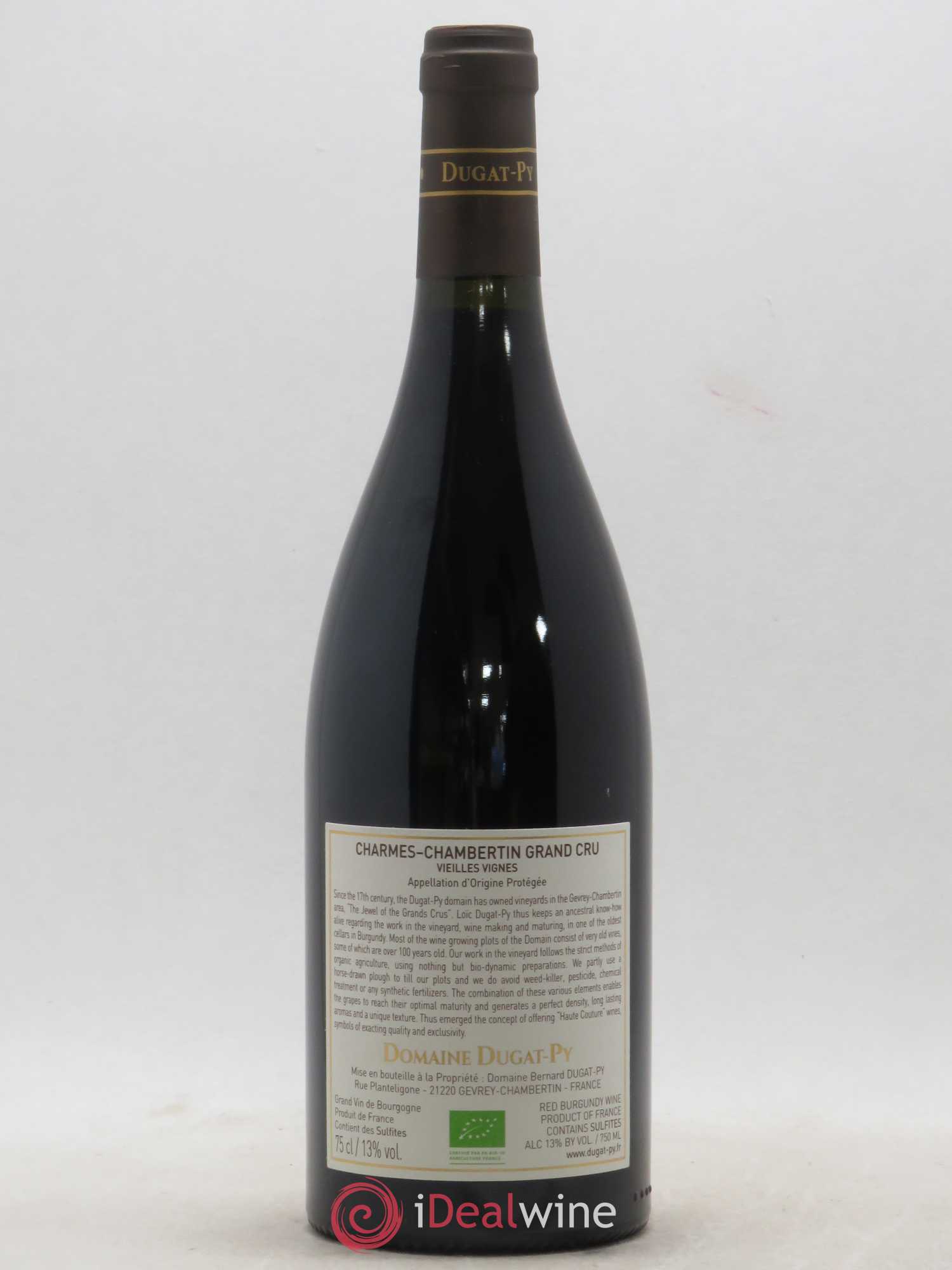 Charmes-Chambertin Grand Cru Dugat-Py 2017 - Lot de 1 bouteille - 1