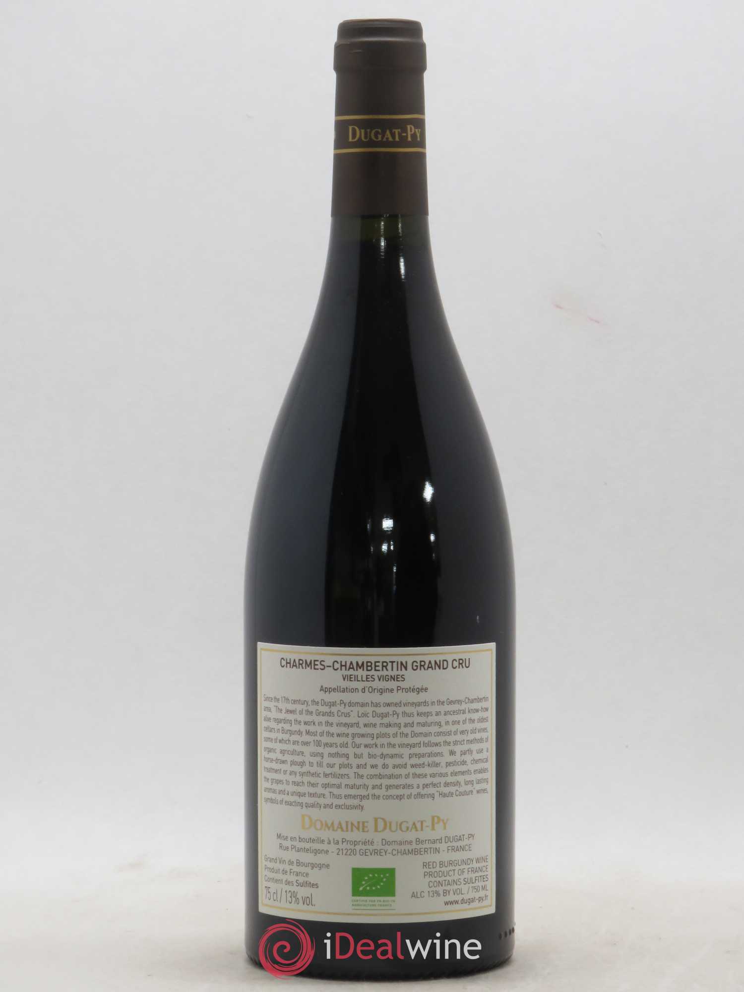 Charmes-Chambertin Grand Cru Dugat-Py 2017 - Lot de 1 bouteille - 1