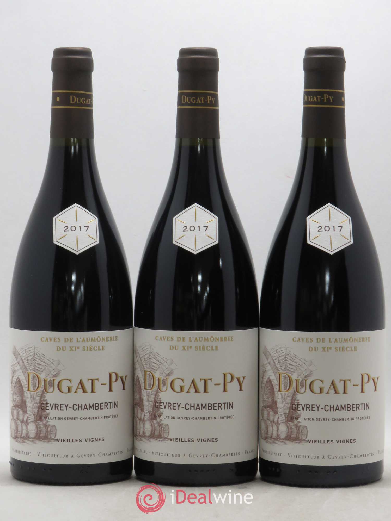 Gevrey-Chambertin Vieilles Vignes Dugat-Py 2017 - Lot de 3 bouteilles - 0