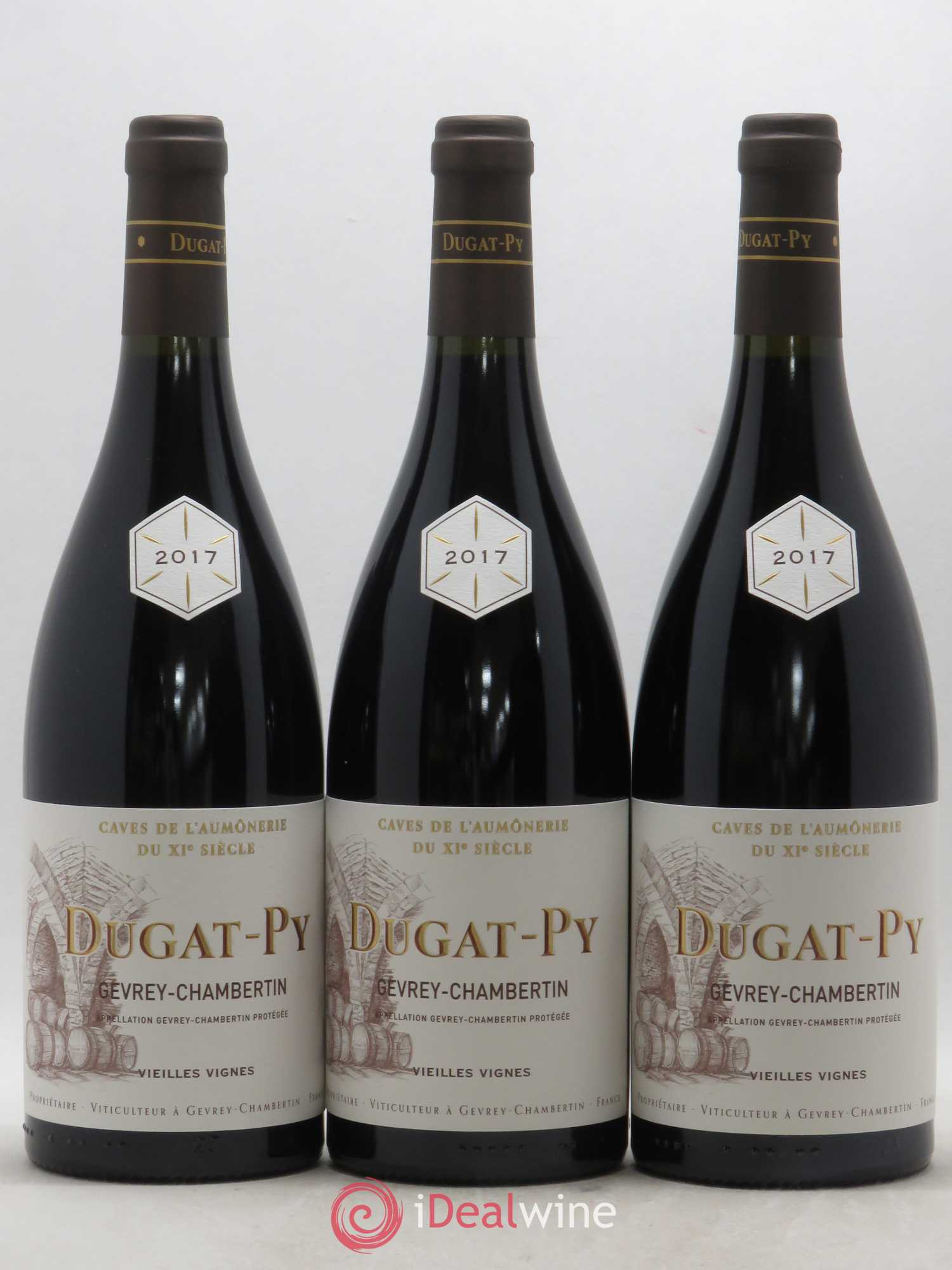 Gevrey-Chambertin Vieilles Vignes Dugat-Py 2017 - Lot de 3 bouteilles - 0