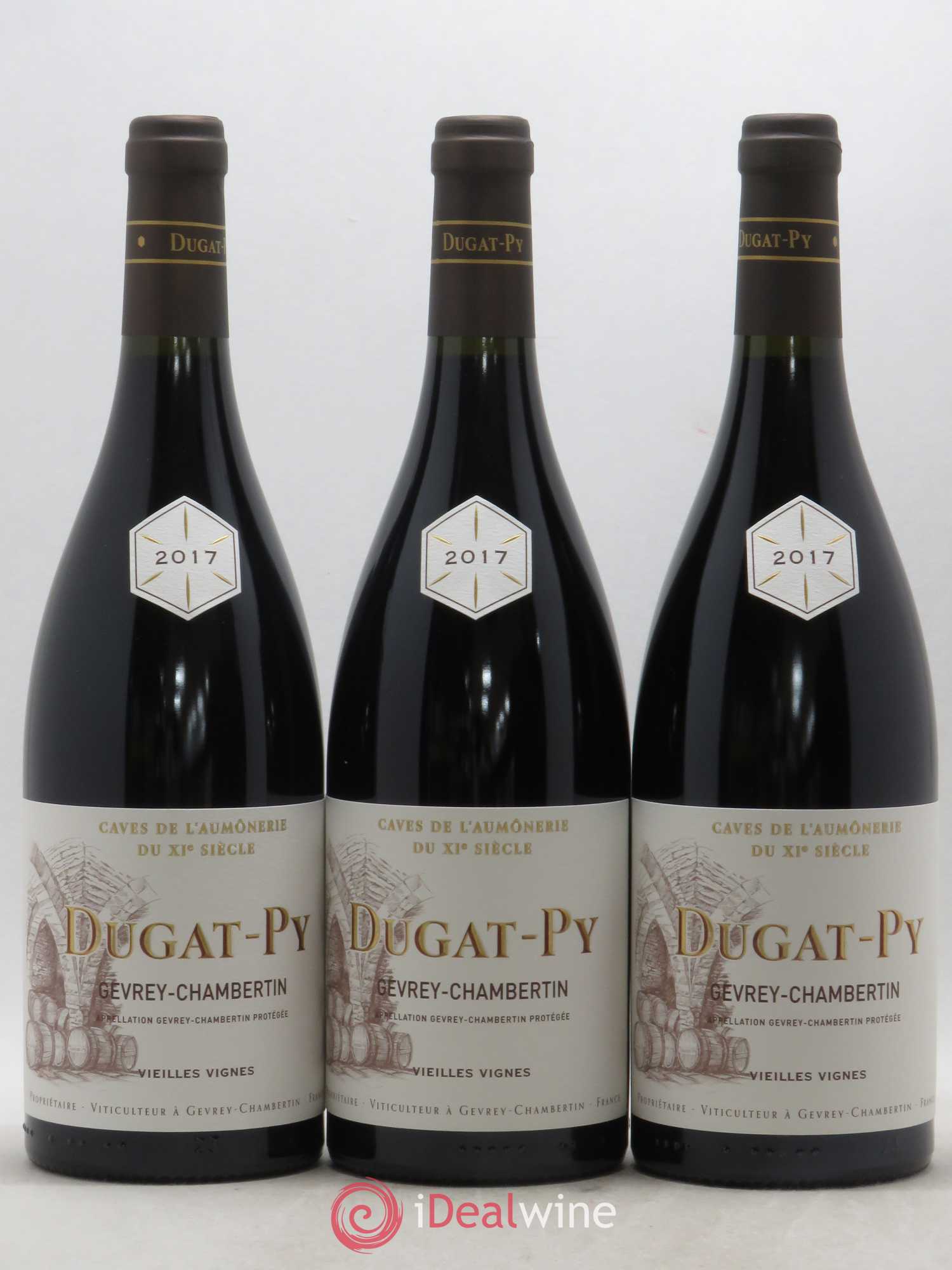 Gevrey-Chambertin Vieilles Vignes Dugat-Py 2017 - Lot de 3 bouteilles - 0