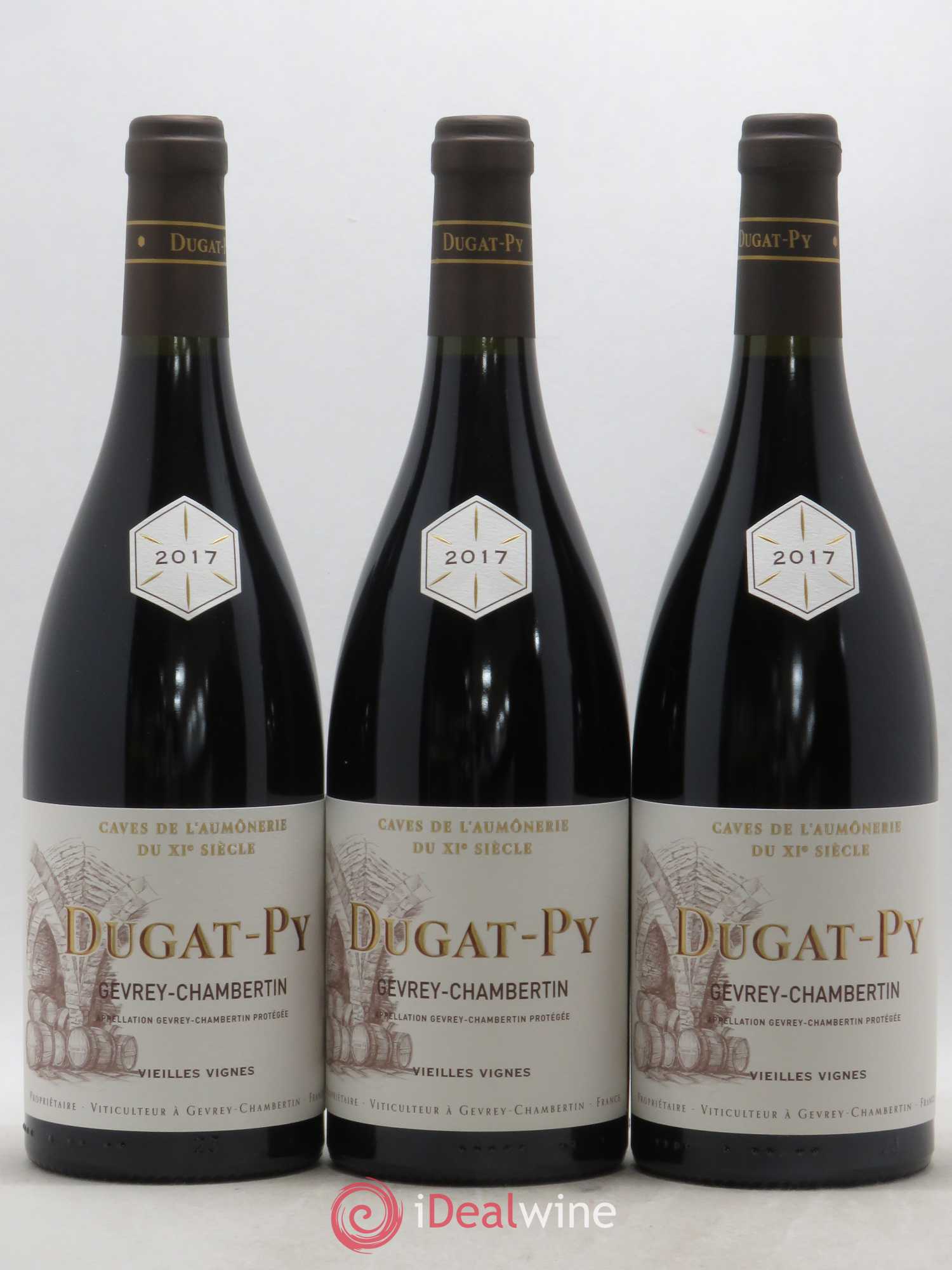 Gevrey-Chambertin Vieilles Vignes Dugat-Py 2017 - Lot de 3 bouteilles - 0