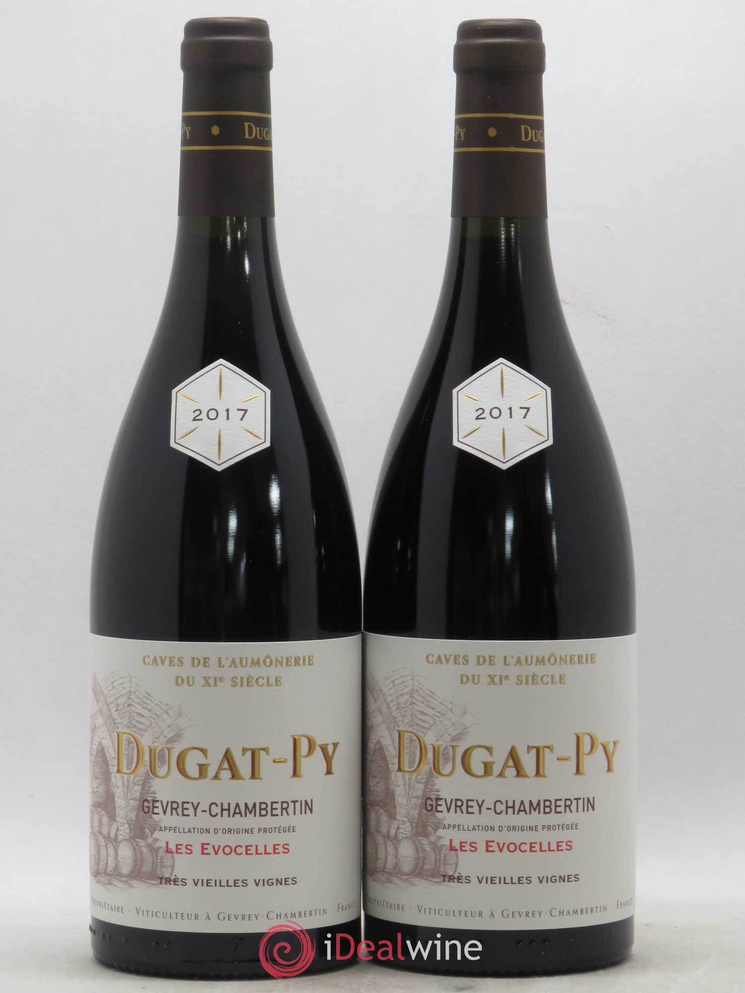 Gevrey-Chambertin Les Evocelles Vieilles Vignes Dugat-Py 2017 - Lot de 2 bouteilles - 0