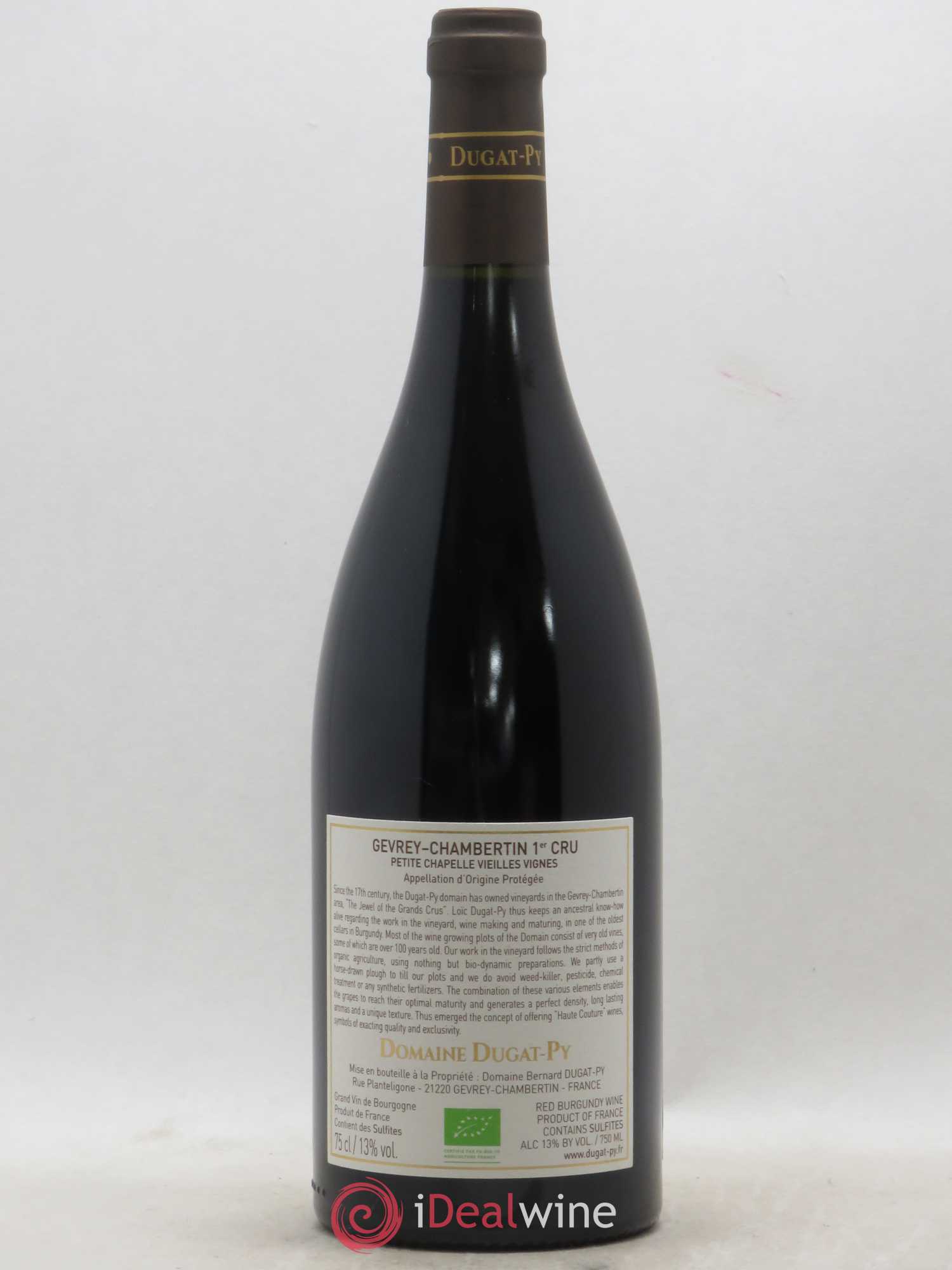 Gevrey-Chambertin 1er Cru Petite Chapelle Vieilles Vignes Dugat-Py 2017 - Lot de 1 bouteille - 1