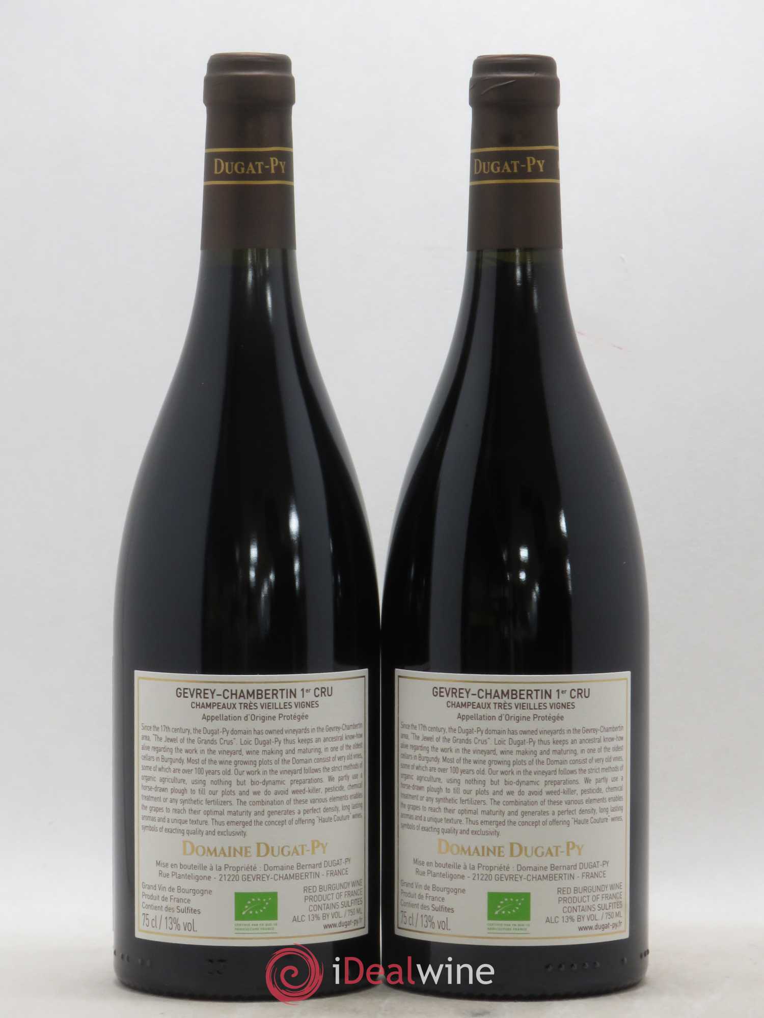 Gevrey-Chambertin 1er Cru Champeaux Dugat-Py 2017 - Lot de 2 bouteilles - 1